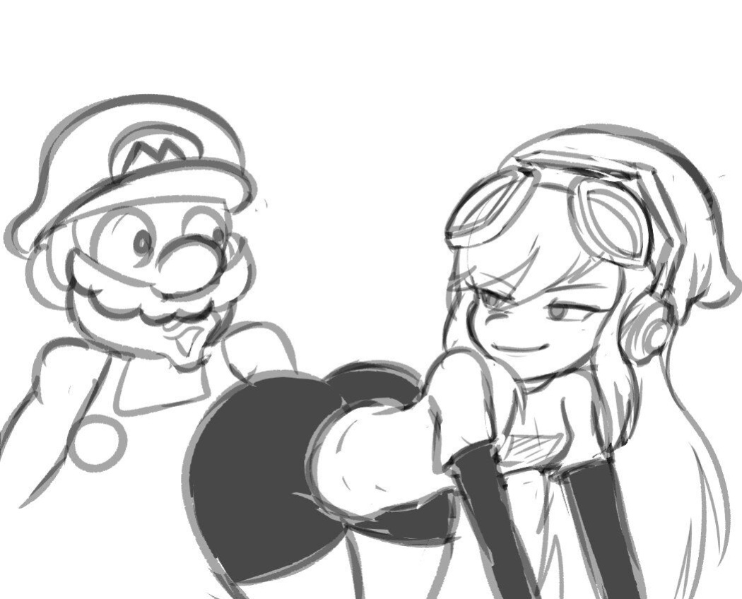 (Dodo-Bot) Meggy and Goof Mario [SMG4]
