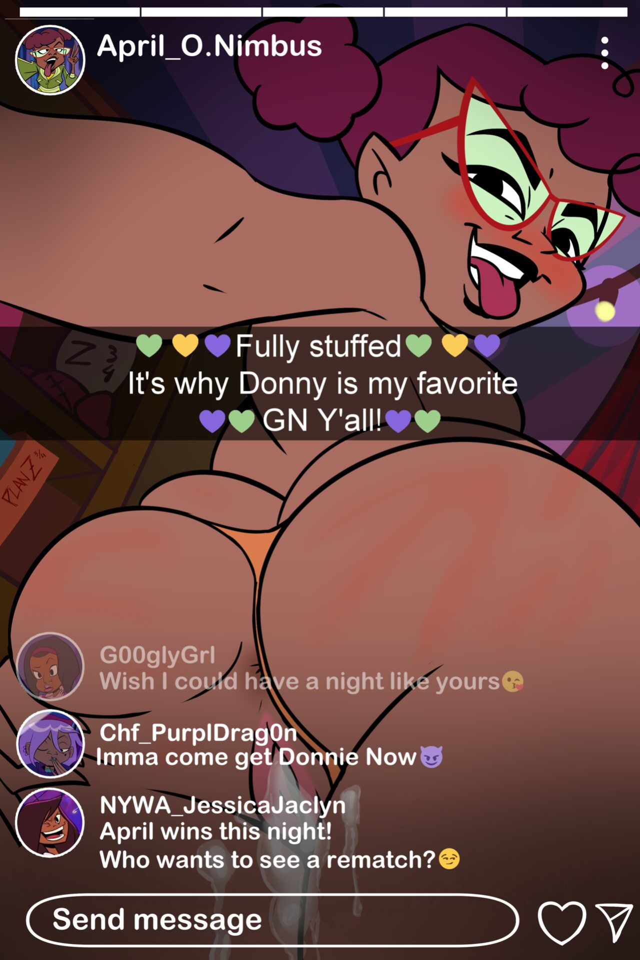 [PlanZ34] April x Donnie (Rise of the Teenage Mutant Ninja Turtles)