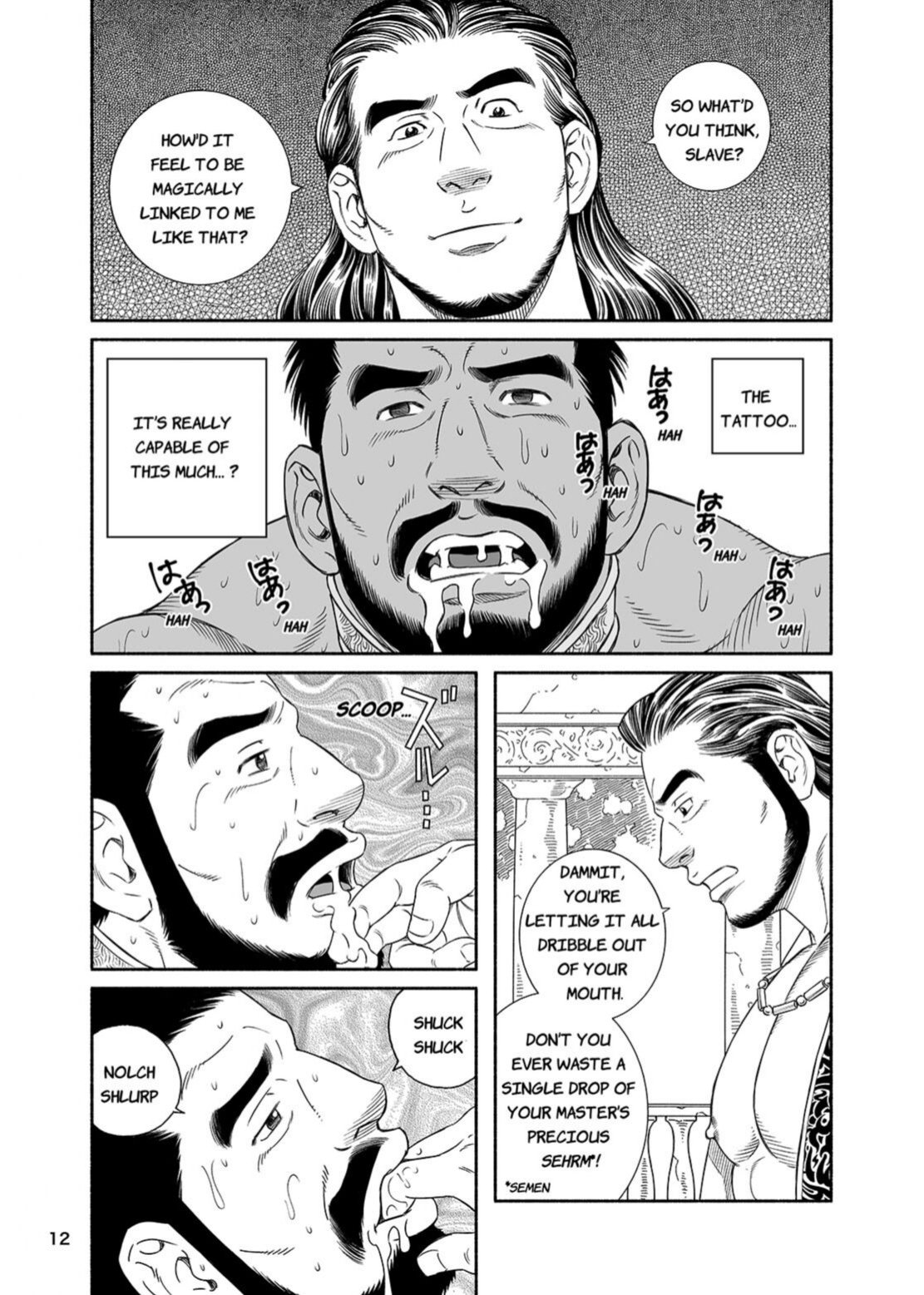[Bear's Cave (Tagame Gengoroh)] Jubaku no Seiyatsu Noroiteki Kuchi Kou Choukyou Roku - Khoz, The Spellbound Slave Magical Oral and Anal Training