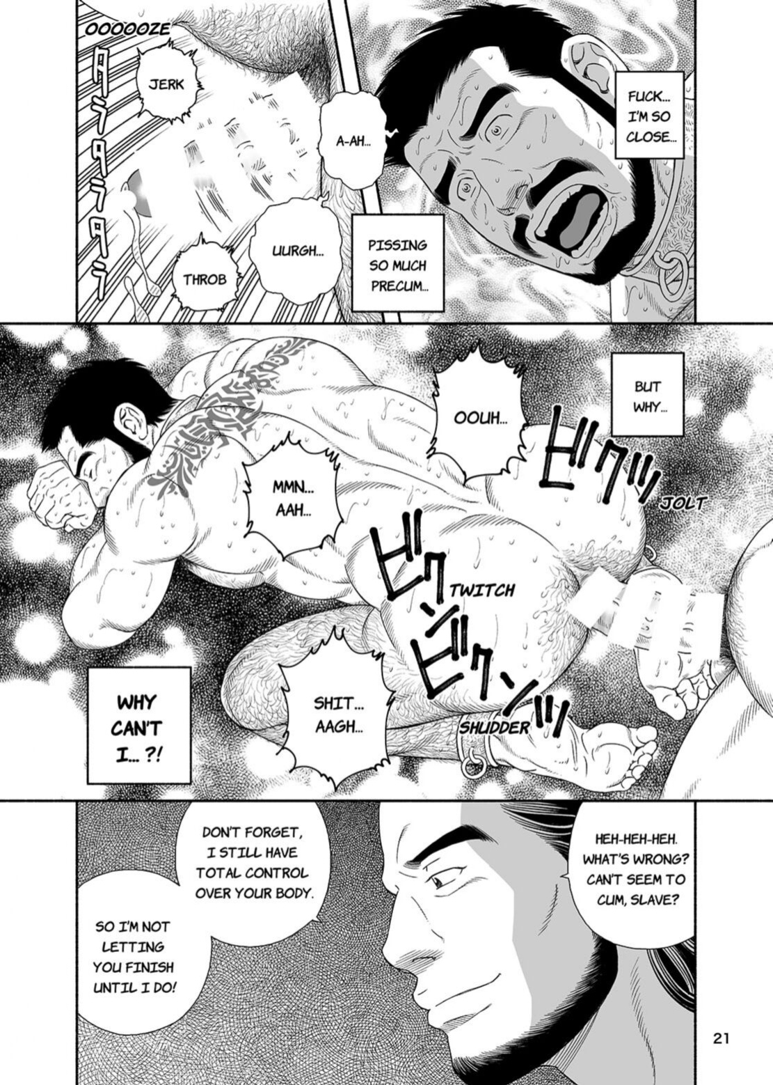 [Bear's Cave (Tagame Gengoroh)] Jubaku no Seiyatsu Noroiteki Kuchi Kou Choukyou Roku - Khoz, The Spellbound Slave Magical Oral and Anal Training