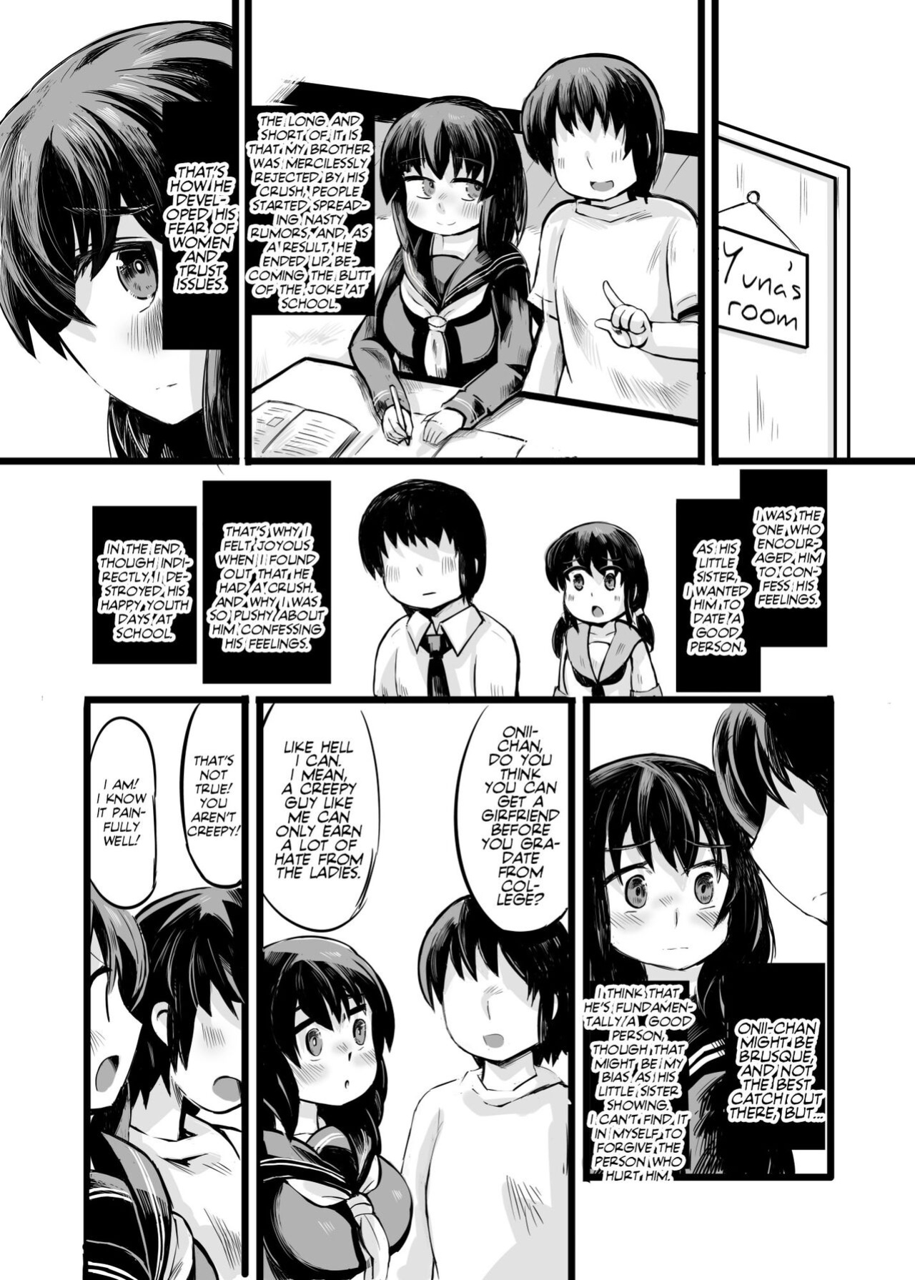 [14cm (Gao)] Onii-chan no Josei Kyoufushou wa Watashi ga Naosundakarane! | Fixing Onii-chan's fear of women! [Team Rabu2]