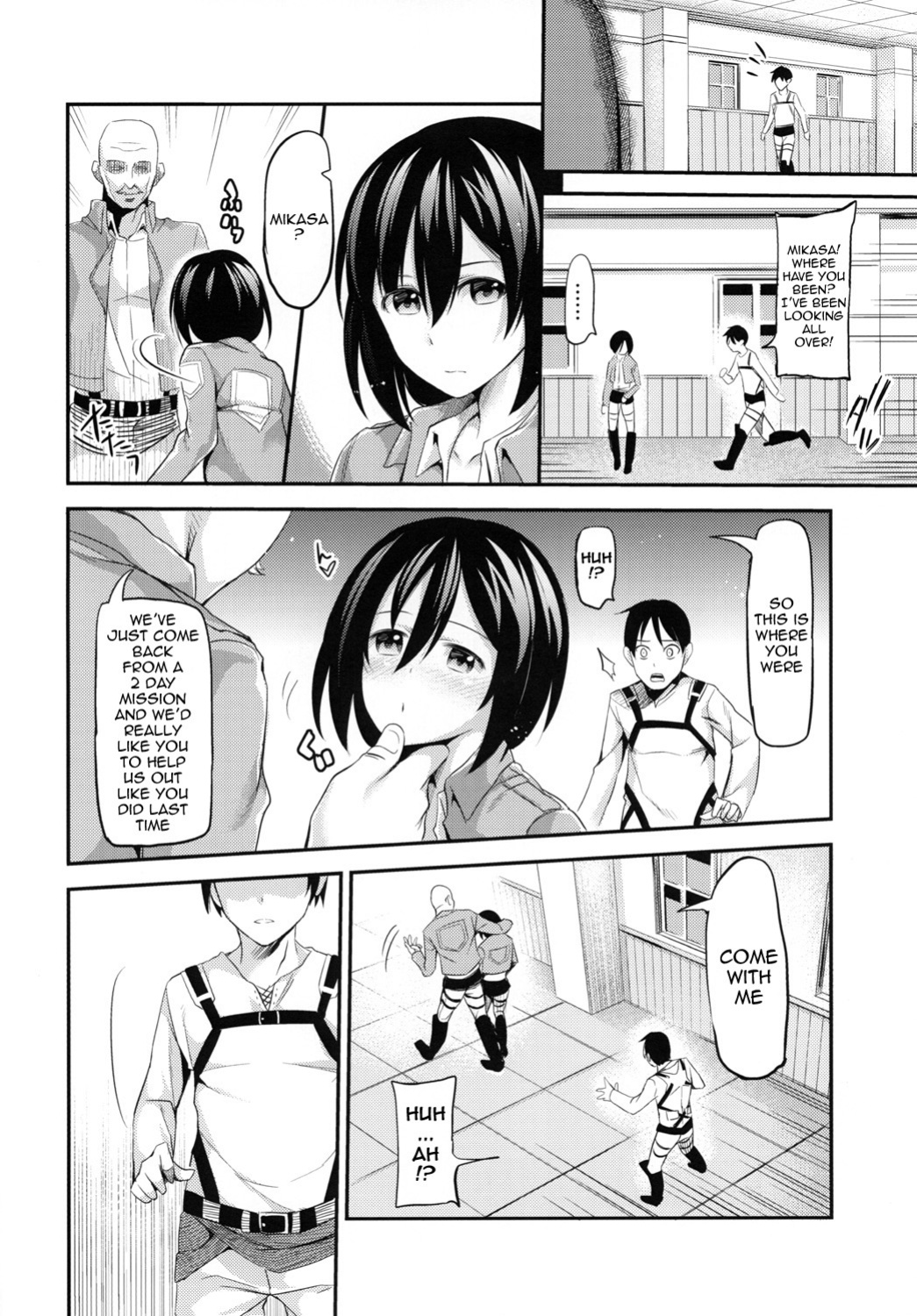 (C84) [Honnou to Yokubou no Gyuutan (Yorisuke)] Intai Kidou Souko | Lewd-Body Activation Warehouse (Shingeki no Kyojin)