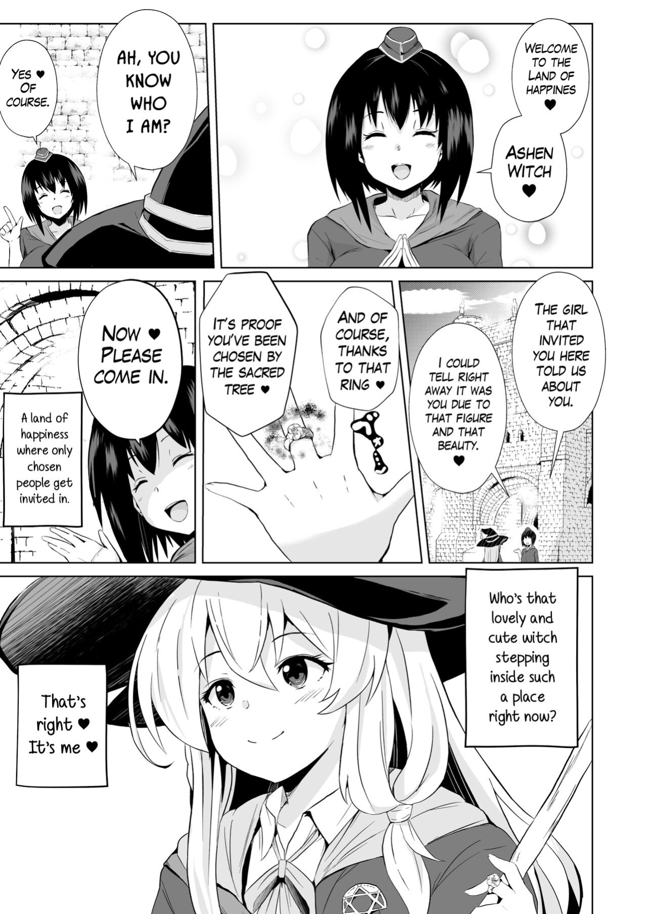 [aheazif (Sanatuki)] Joushiki Kaihen!! Yarimakuri! Ero Ikoku de Pakopako Sex Daisuki no Dosukebe Hentai Majo ni Natte shimatta no wa Daredeshou? Sou Watashi desu (Majo No Tabitabi) [Kinsei Translations]