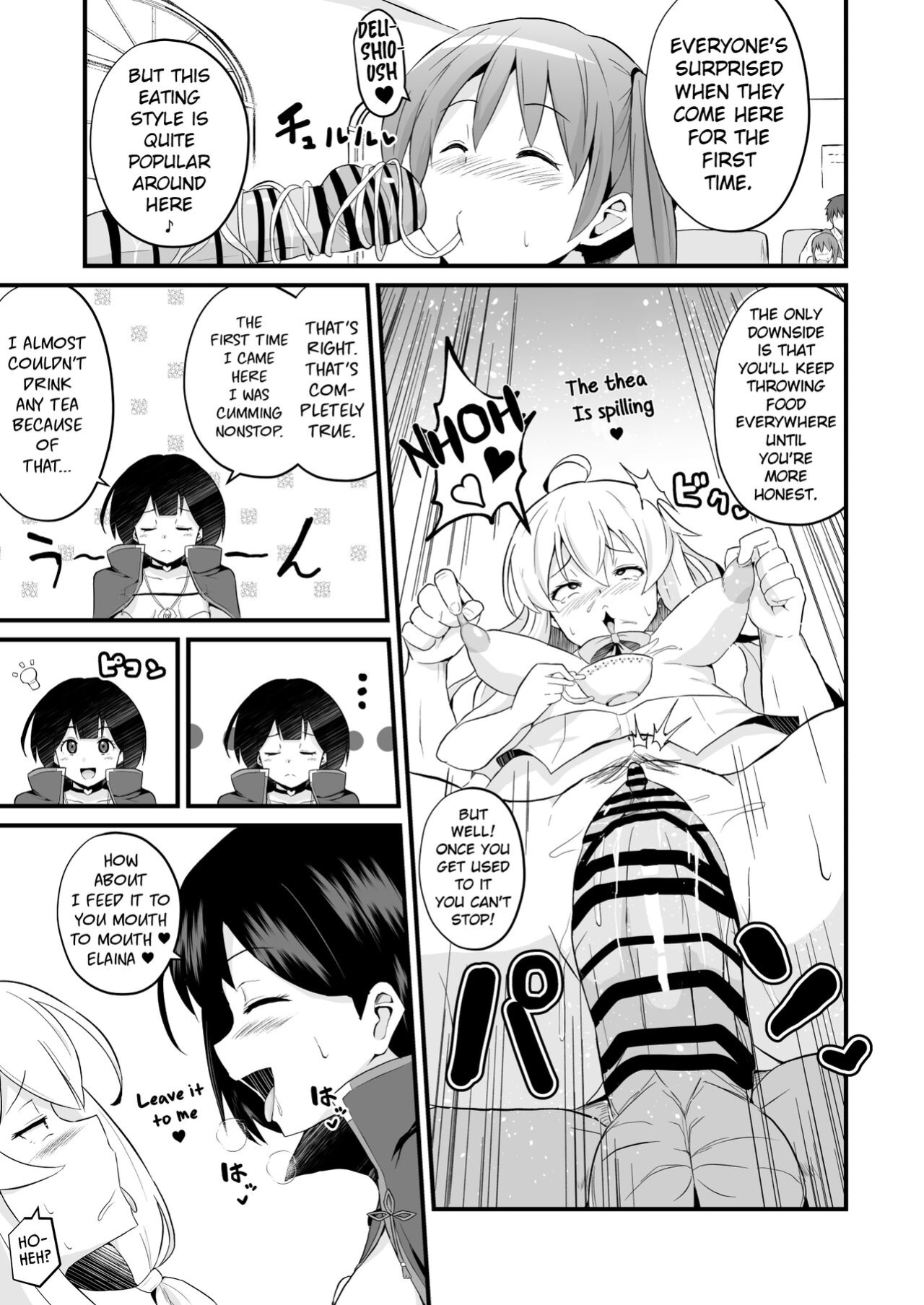 [aheazif (Sanatuki)] Joushiki Kaihen!! Yarimakuri! Ero Ikoku de Pakopako Sex Daisuki no Dosukebe Hentai Majo ni Natte shimatta no wa Daredeshou? Sou Watashi desu (Majo No Tabitabi) [Kinsei Translations]