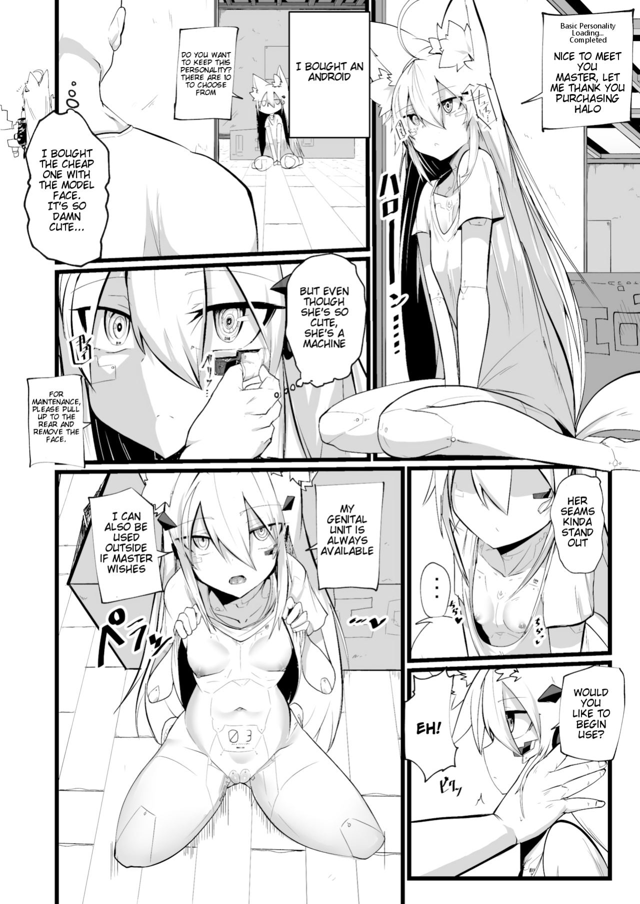 [Green Solenoid (Omurice)] Muhyoujou Sexaroid | Expressionless Sexaroid
