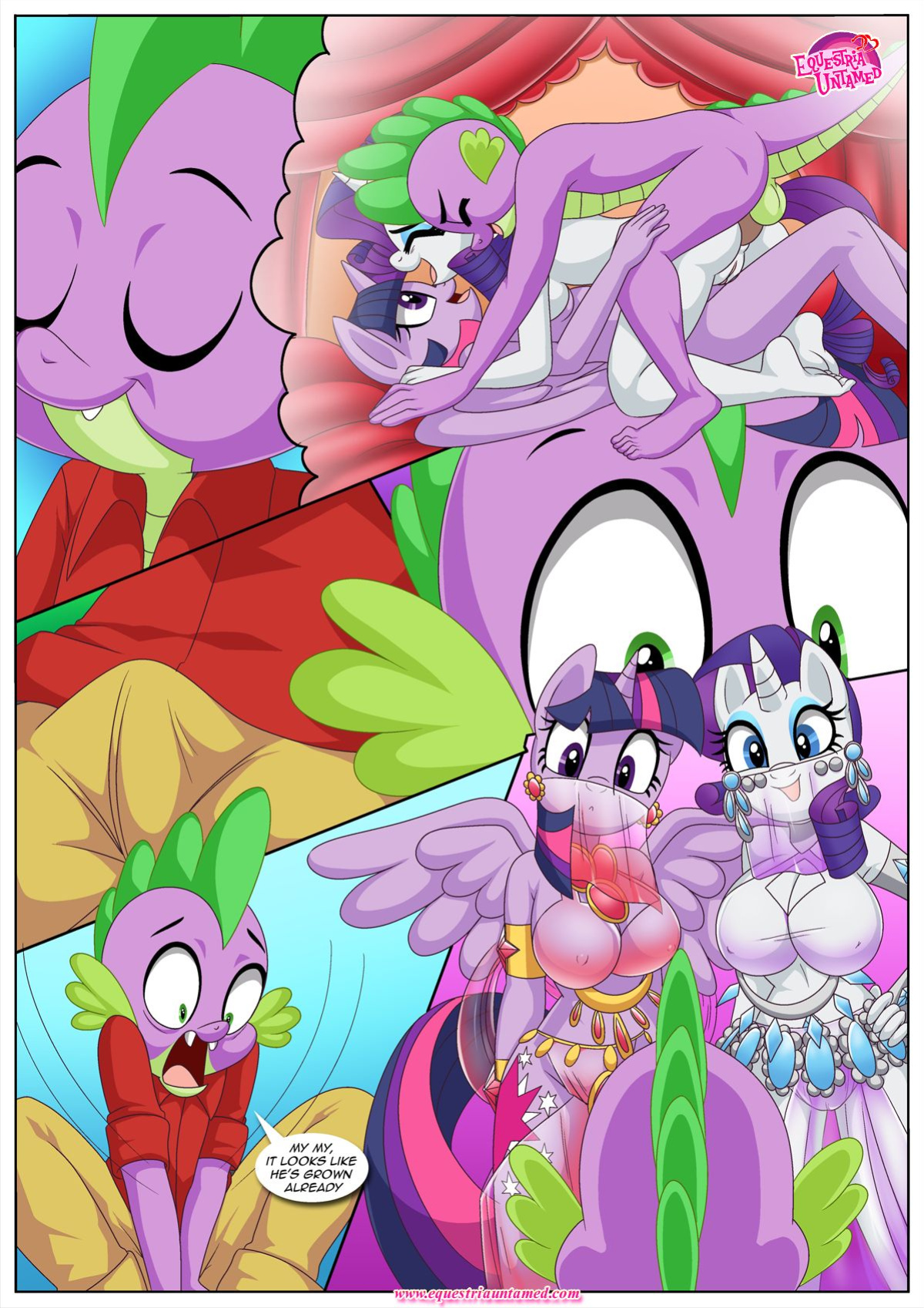 [Palcomix] The Sultan and His Sirens | (My Little Pony: Friendship is Magic)