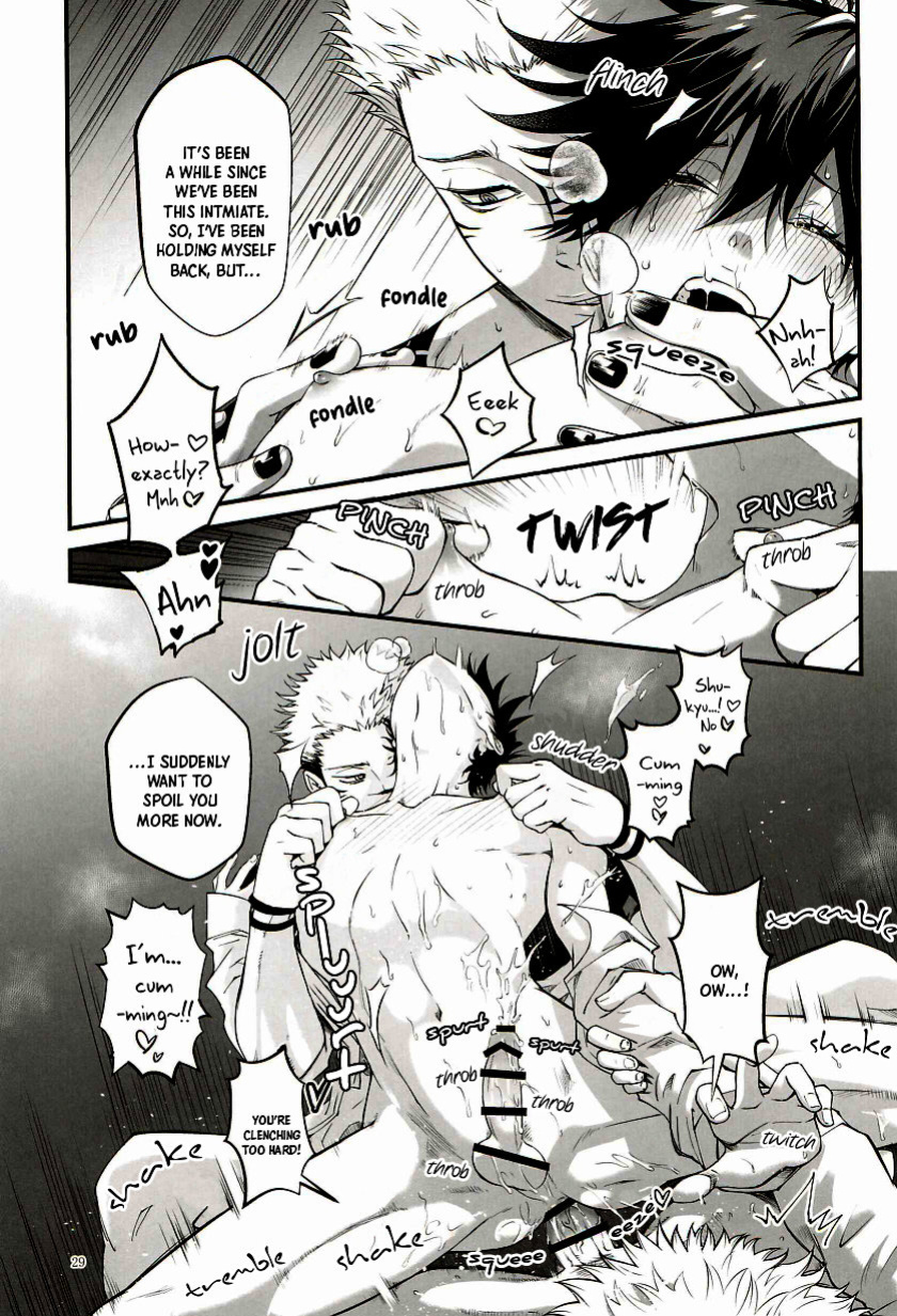 [Jurei no Mori (Ayame)] Ore ga Okorenai Riyuu | The reason I can’t be mad (Jujutsu Kaisen) [Nonsense Group HQ]