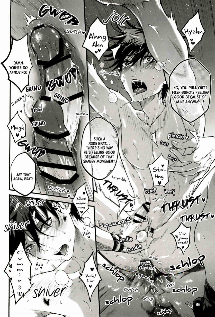 [Jurei no Mori (Ayame)] Ore ga Okorenai Riyuu | The reason I can’t be mad (Jujutsu Kaisen) [Nonsense Group HQ]