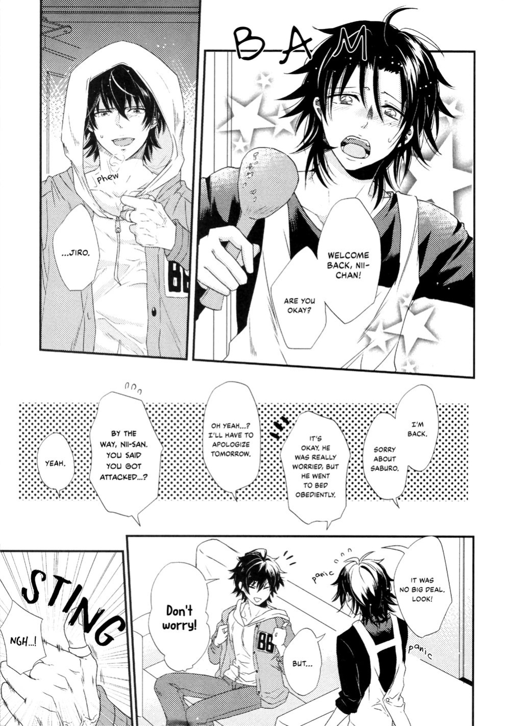 (Crazy Lyric Battle Shitou Kettou Zenjinmitou) [CHEEKY!, NAKED OR NAKED (Kase, Ega-chan)] Yatte Sou de Yattenai Ichido Hayatte Mitakatta Ihou Mic (Hypnosis Mic) [Hypnotized Division Scans, Mission Start Scans] [Incomplete]