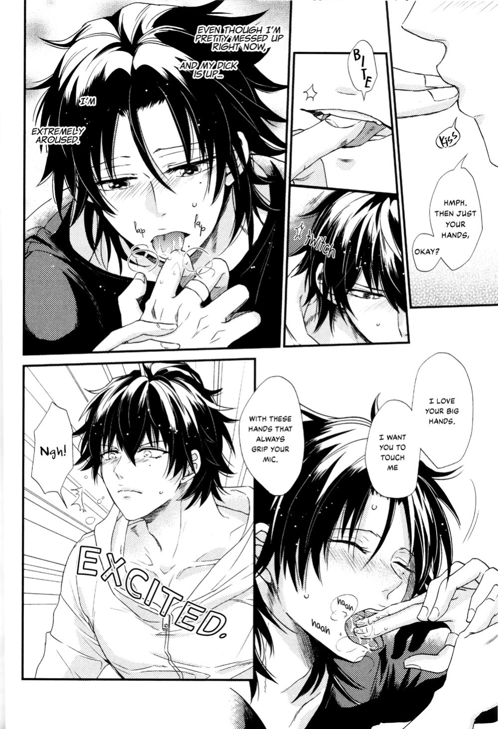 (Crazy Lyric Battle Shitou Kettou Zenjinmitou) [CHEEKY!, NAKED OR NAKED (Kase, Ega-chan)] Yatte Sou de Yattenai Ichido Hayatte Mitakatta Ihou Mic (Hypnosis Mic) [Hypnotized Division Scans, Mission Start Scans] [Incomplete]