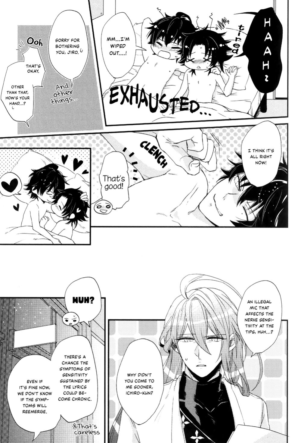 (Crazy Lyric Battle Shitou Kettou Zenjinmitou) [CHEEKY!, NAKED OR NAKED (Kase, Ega-chan)] Yatte Sou de Yattenai Ichido Hayatte Mitakatta Ihou Mic (Hypnosis Mic) [Hypnotized Division Scans, Mission Start Scans] [Incomplete]