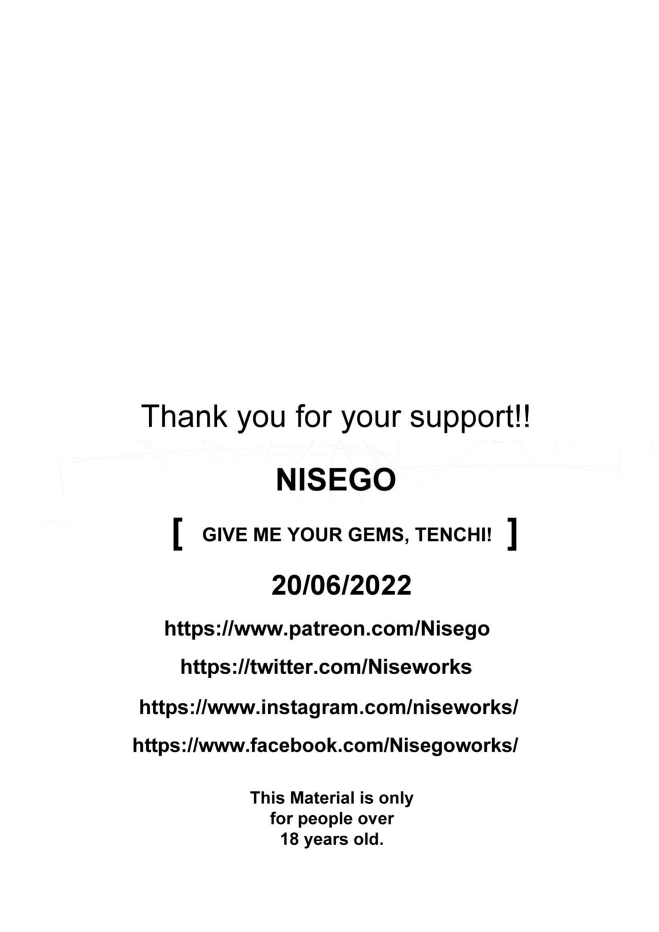 [Nisego] Give Me Your Gems, Tenchi! (Tenchi Muyo)