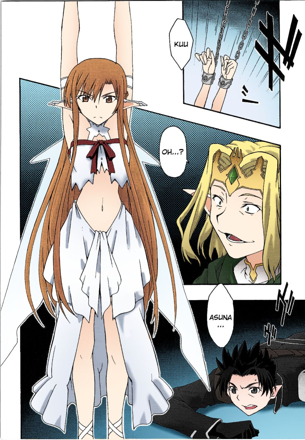 [sandglass (Uyuu Atsuno)] ochiru -asuna- (Sword Art Online) [Colorized]