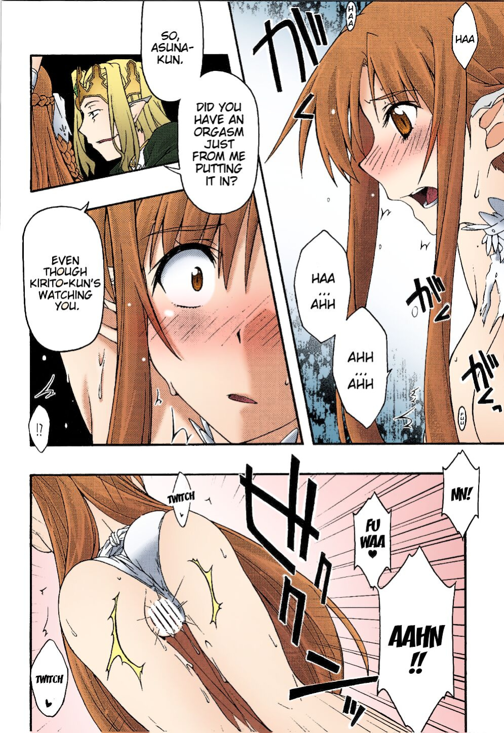 [sandglass (Uyuu Atsuno)] ochiru -asuna- (Sword Art Online) [Colorized]