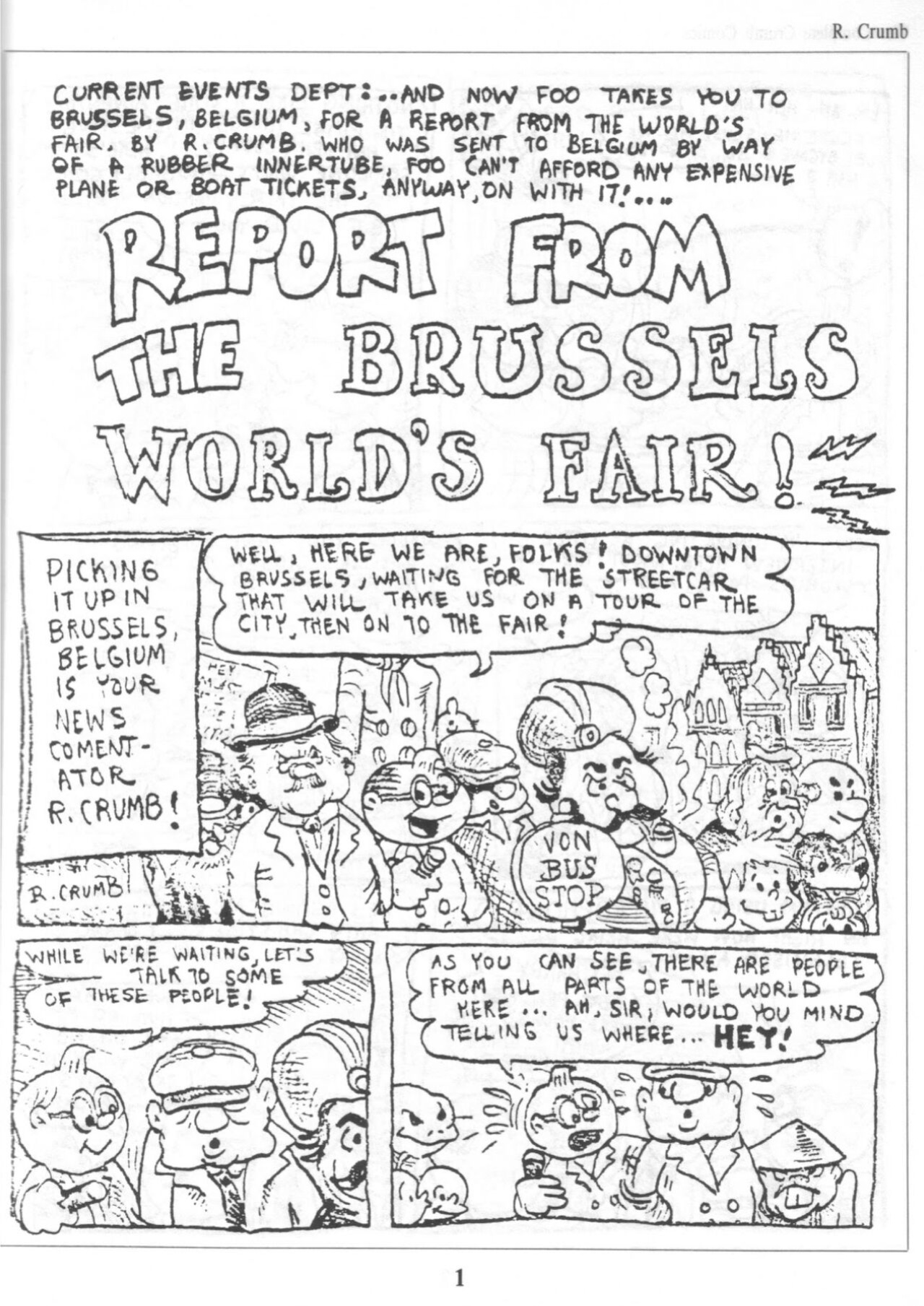 The Complete Crumb Comics #1