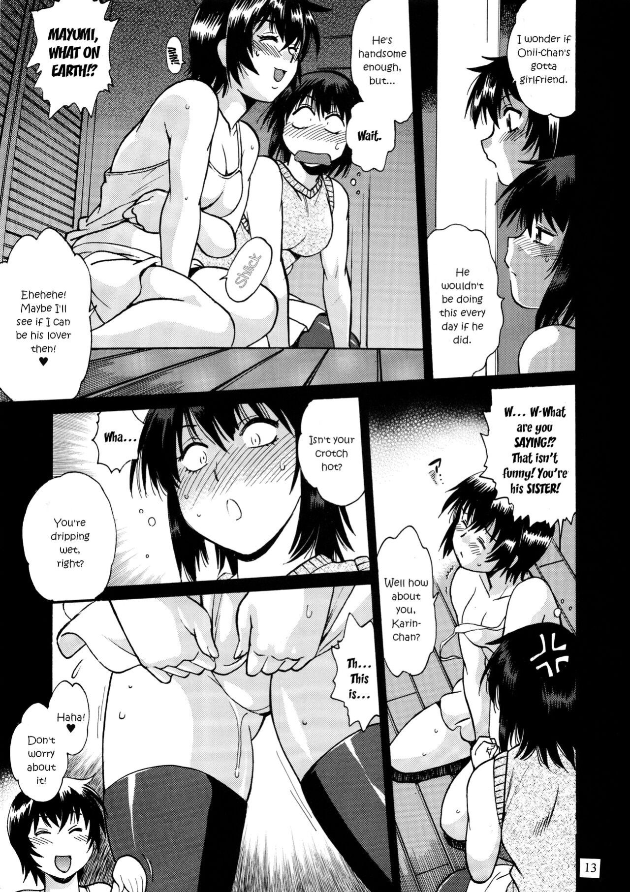(C94) [Studio Katsudon (Manabe Jouji)] Jitsumai ni Shimasu ka Soretomo Gimai ni Shimasu ka | With your REAL SISTER? Or perhaps, with your STEP SISTER? [EHCOVE]