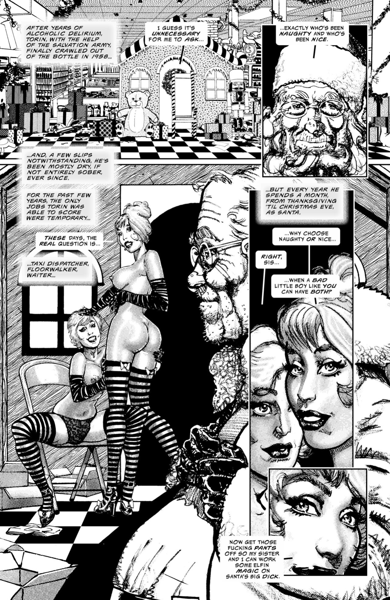 [Chaykin, Howard] Black Kiss XXXMas In July Special