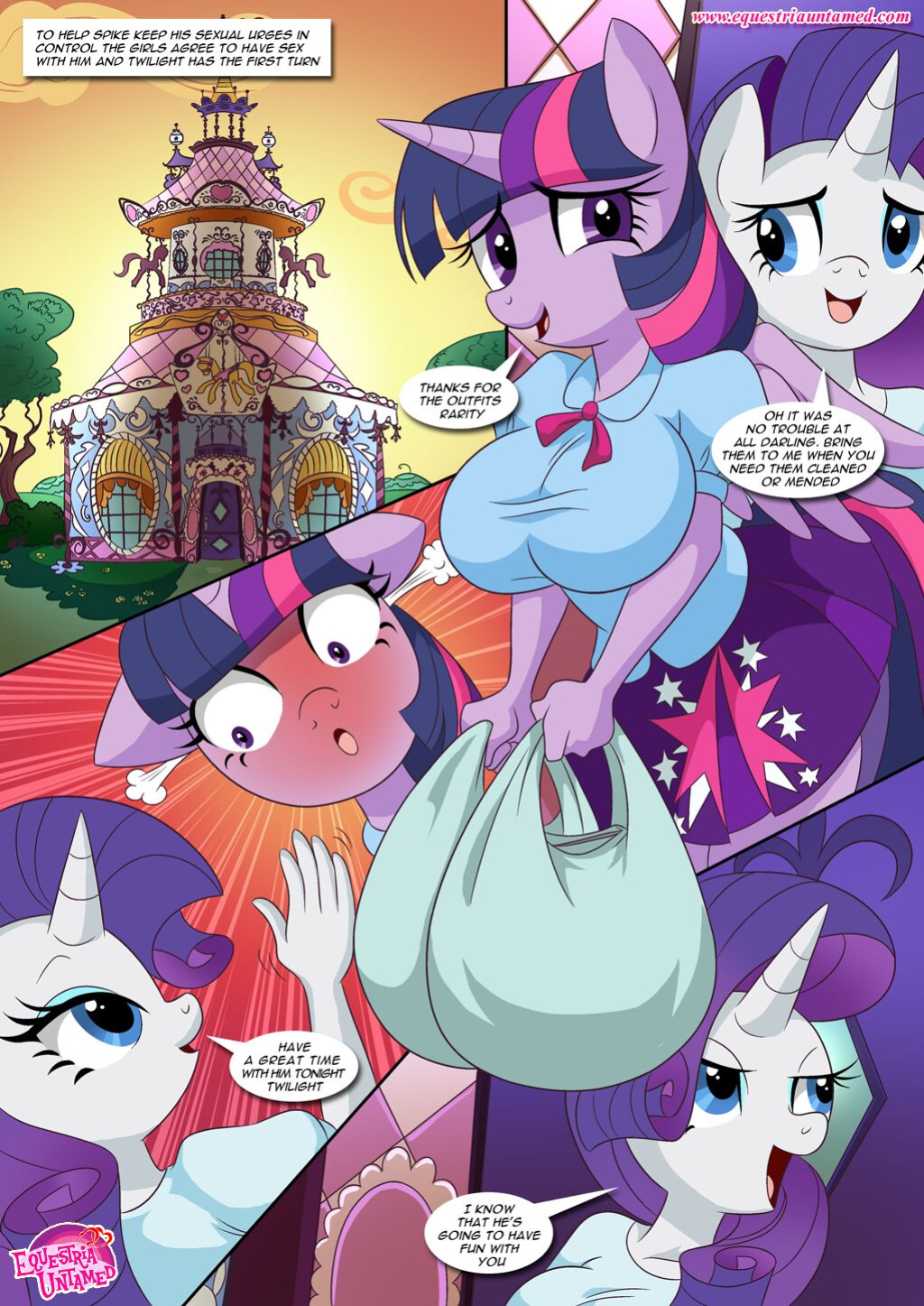 [Palcomix] Sex Ed with Miss Twilight Sparkle | (My Little Pony: Friendship is Magic)