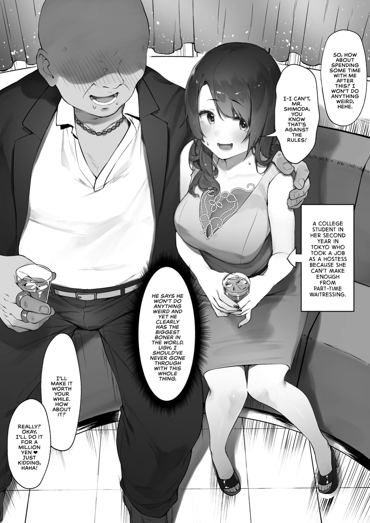 [Nigiri Usagi] Karui Kimochi de Kyabajou ni Natta Kekka | When You Start Working as a Hostess Without Setting Boundaries [defan752]