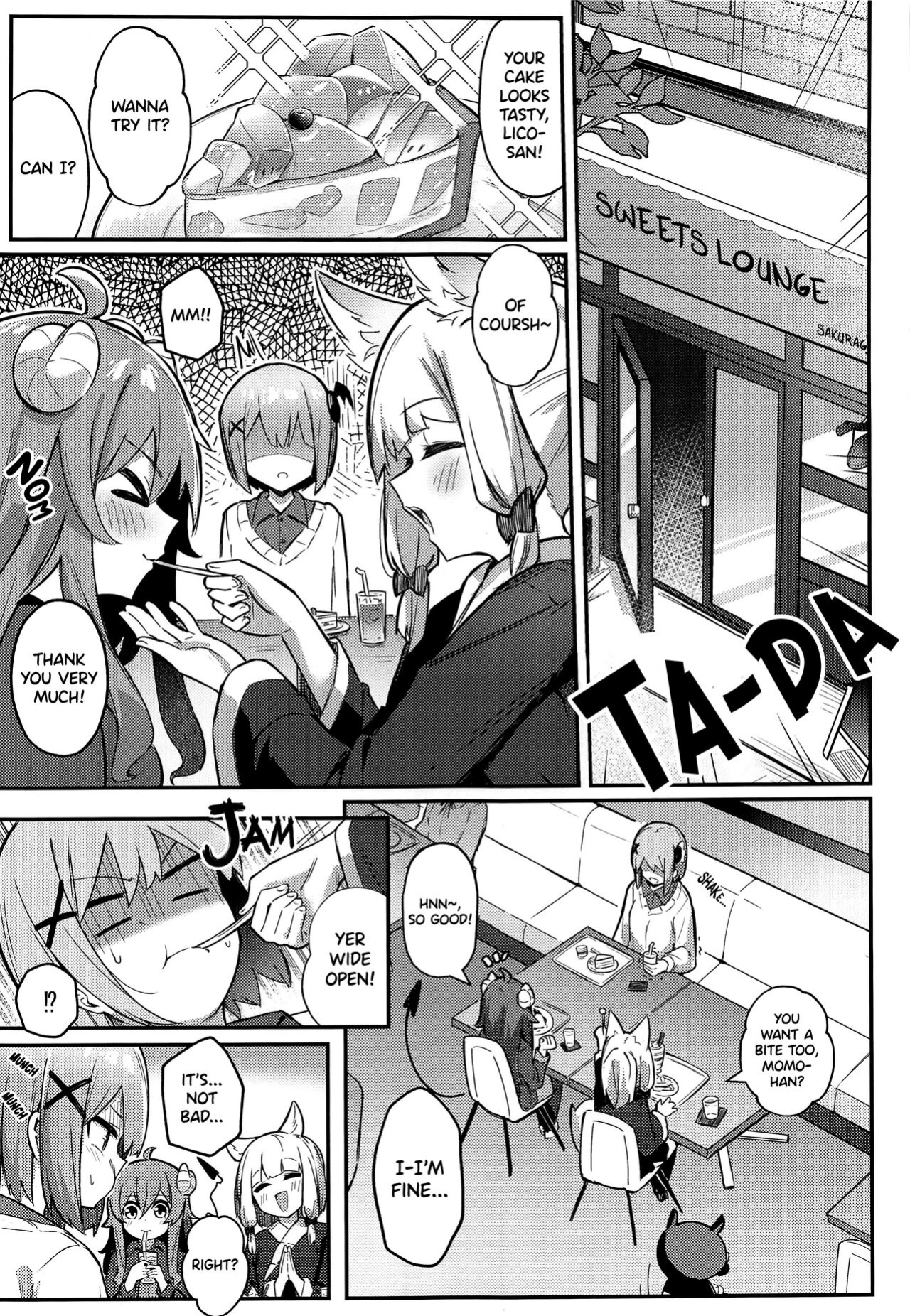 (Natsu no Doujinsai 2022) [Bochi Bochi no Ki (Borusiti)] Momo-chan Yamiochi Shita!? (Machikado Mazoku) [Scanderp Showlations]
