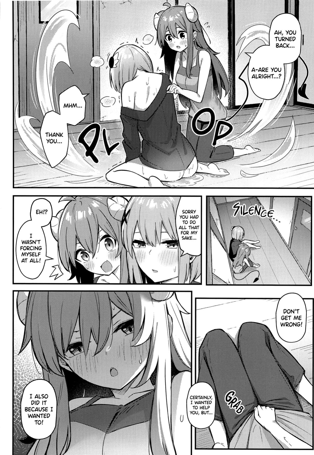 (Natsu no Doujinsai 2022) [Bochi Bochi no Ki (Borusiti)] Momo-chan Yamiochi Shita!? (Machikado Mazoku) [Scanderp Showlations]