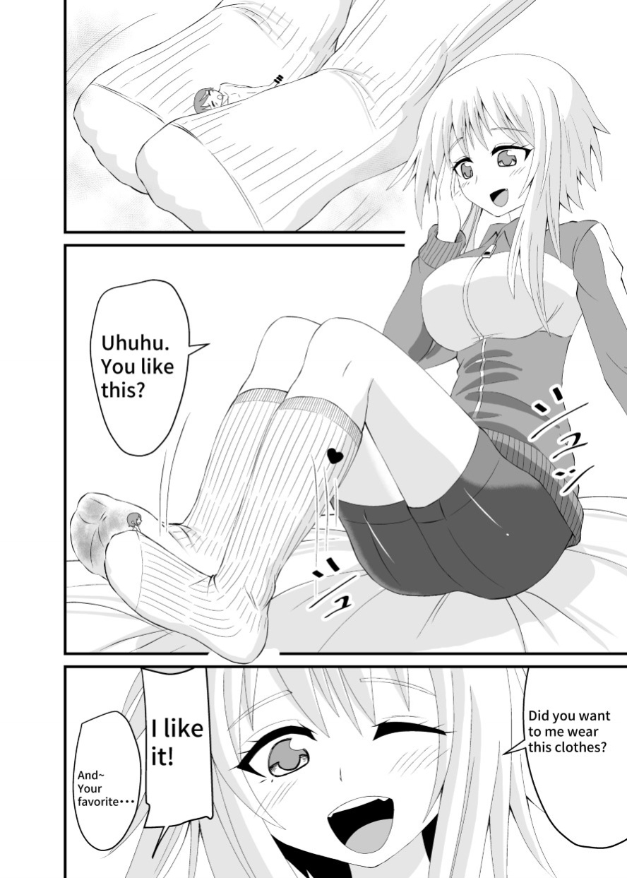 [Ahoderasouryo] Neko-kei Joshi ni Fumareru Hanashi - Be stomped by cat girl