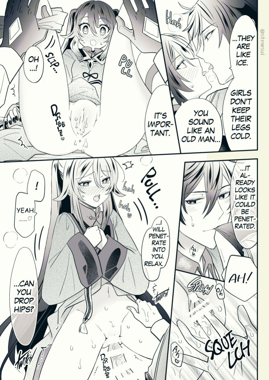 [stewsui] Zhongli x Hu Tao love story hentai doujinshi Ch. 7-8 (Genshin Impact)