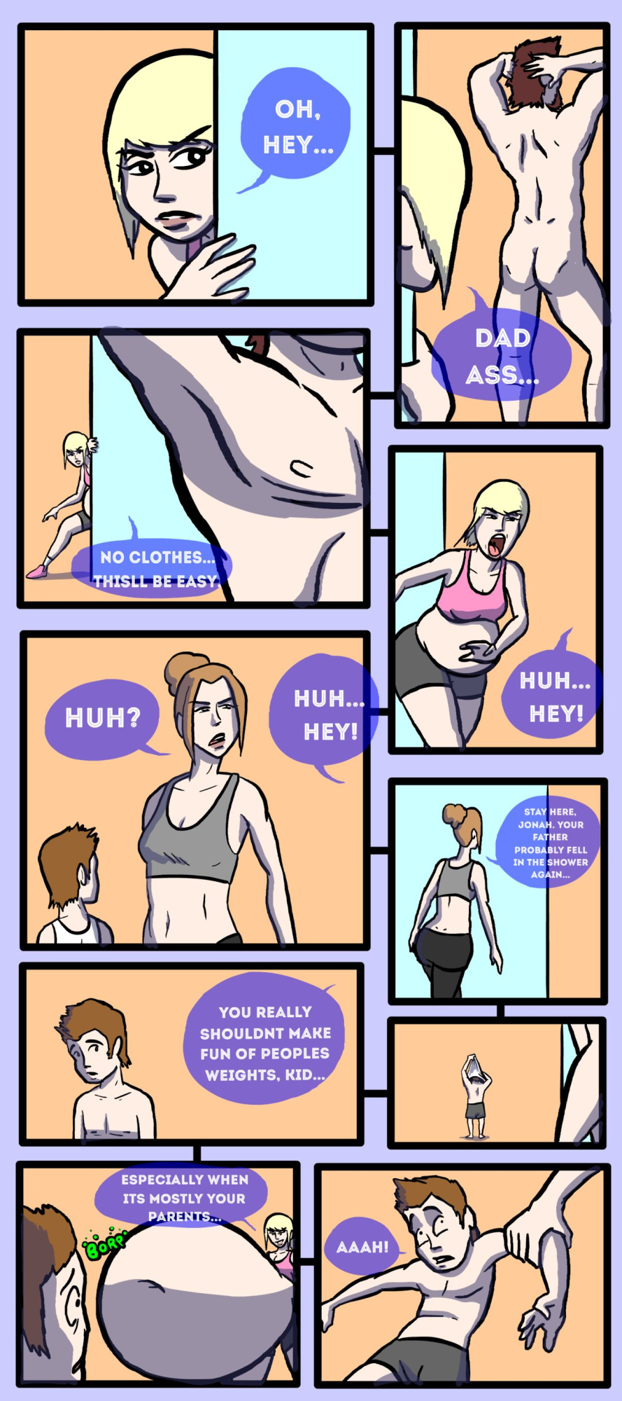 [AdjectiveNounCombo] Baby Fat: Weighting Game
