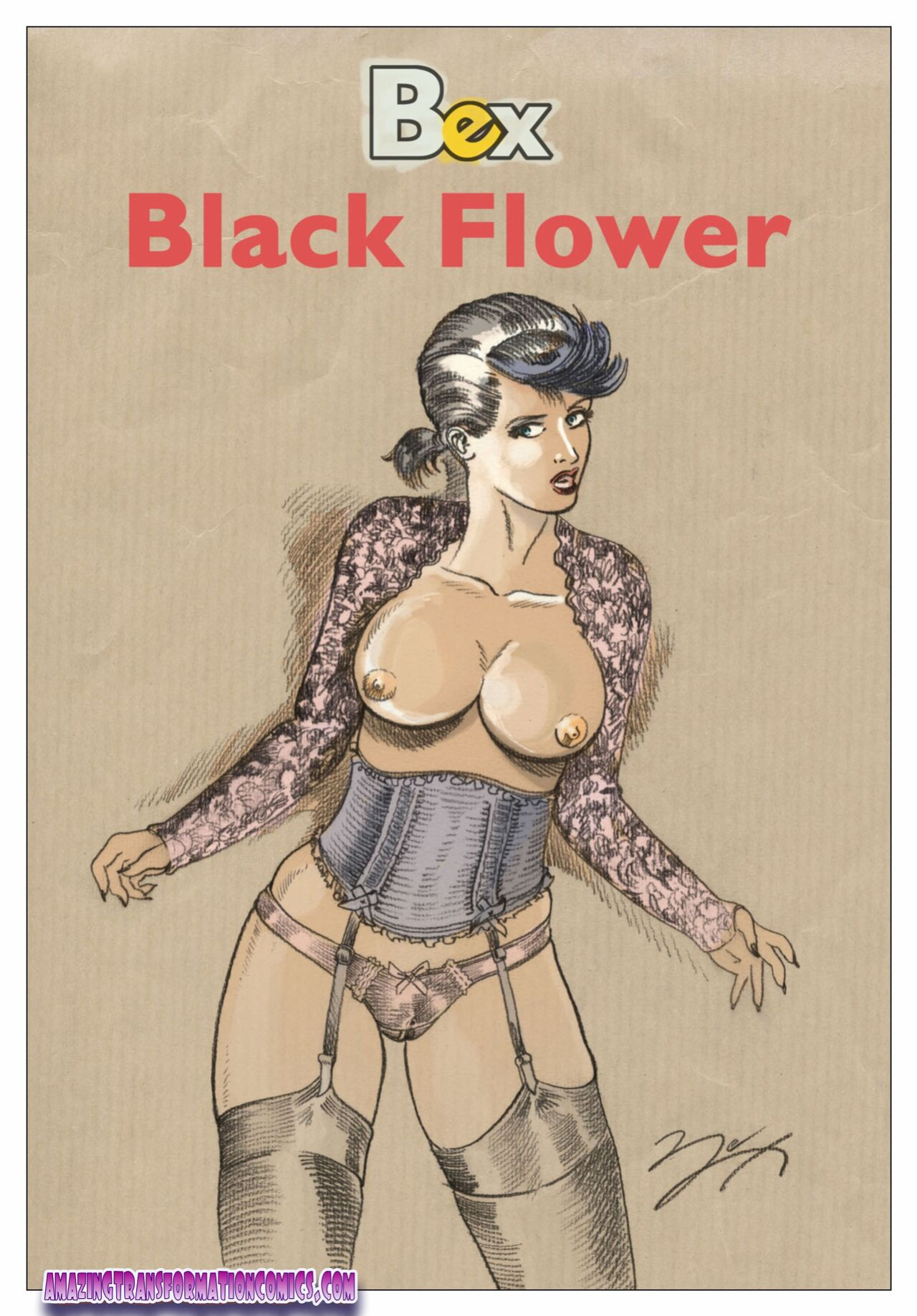 Black Flower 01
