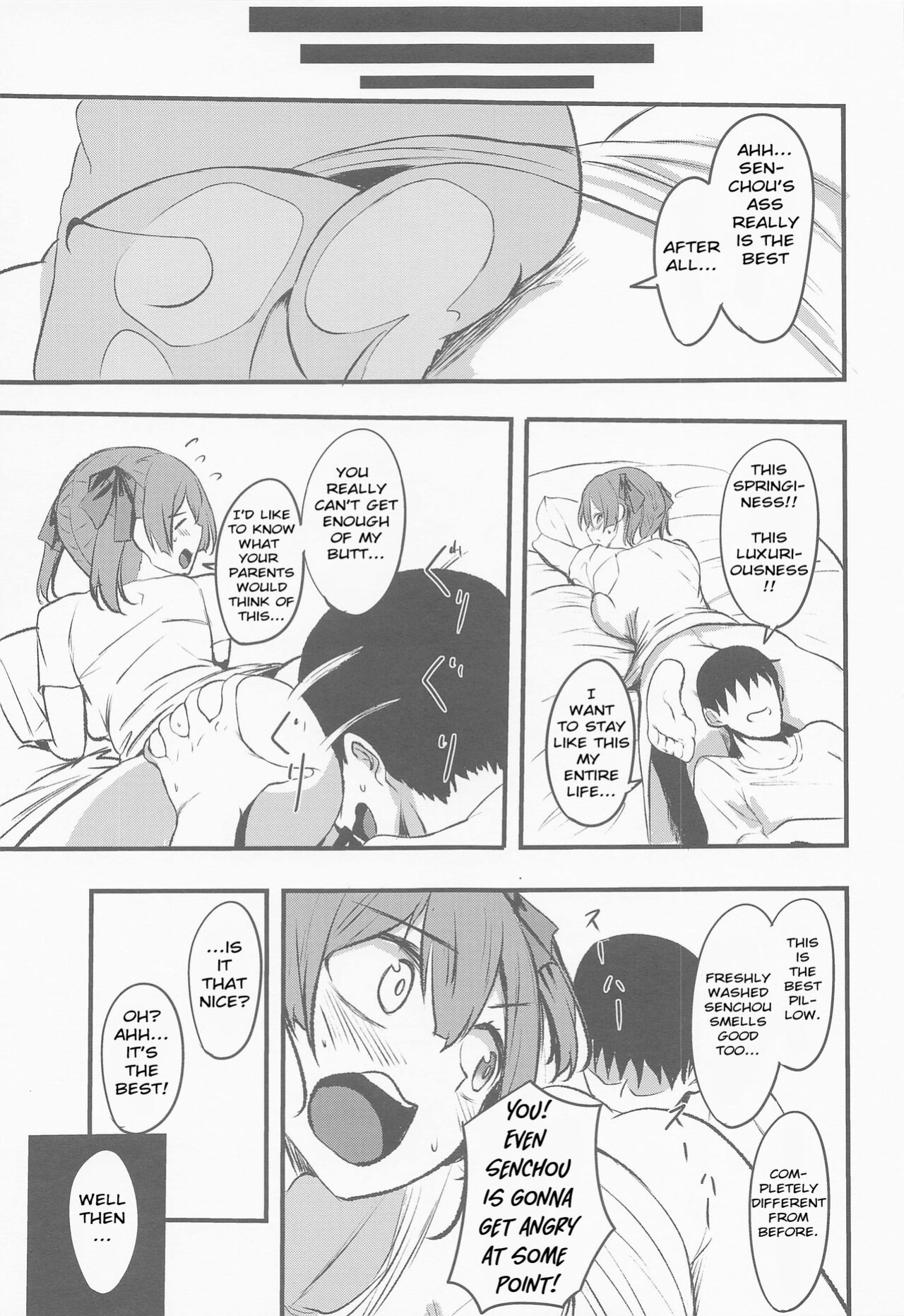 (Holoket 5th) [Mugen Karaage (Agachi)] Senchou no Oshiri LOVE... (Houshou Marine)