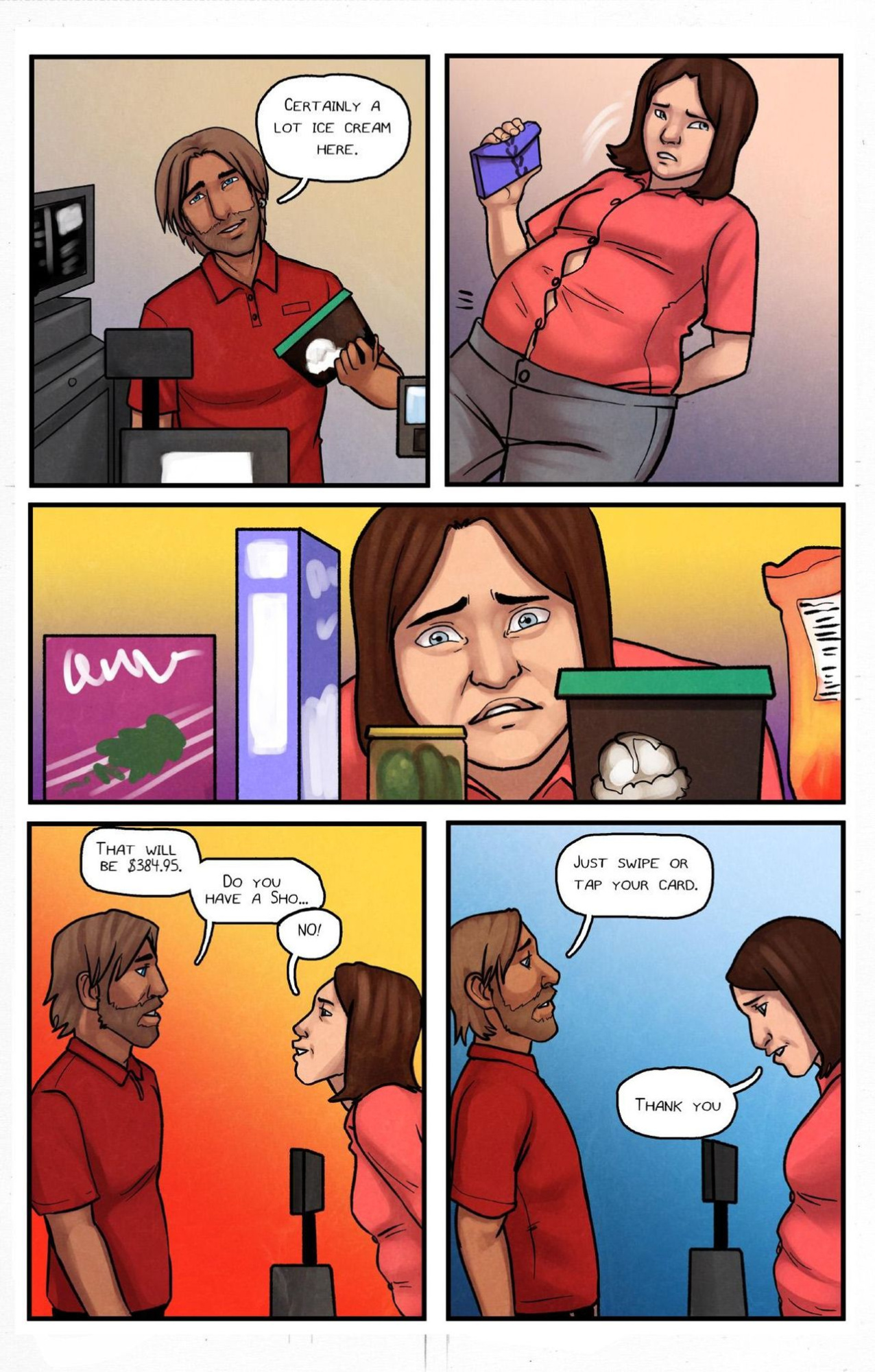 [Olympic-Dames] Alien Pregnancy Expansion Comic COMPLETED