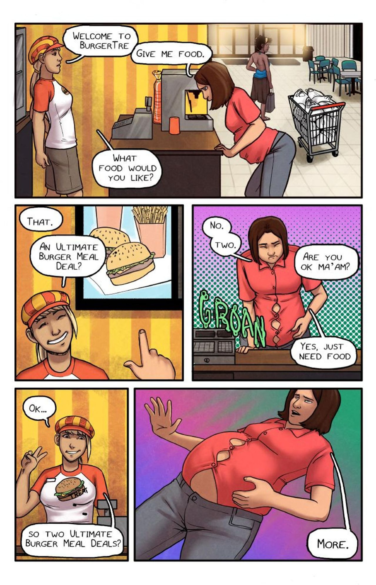 [Olympic-Dames] Alien Pregnancy Expansion Comic COMPLETED
