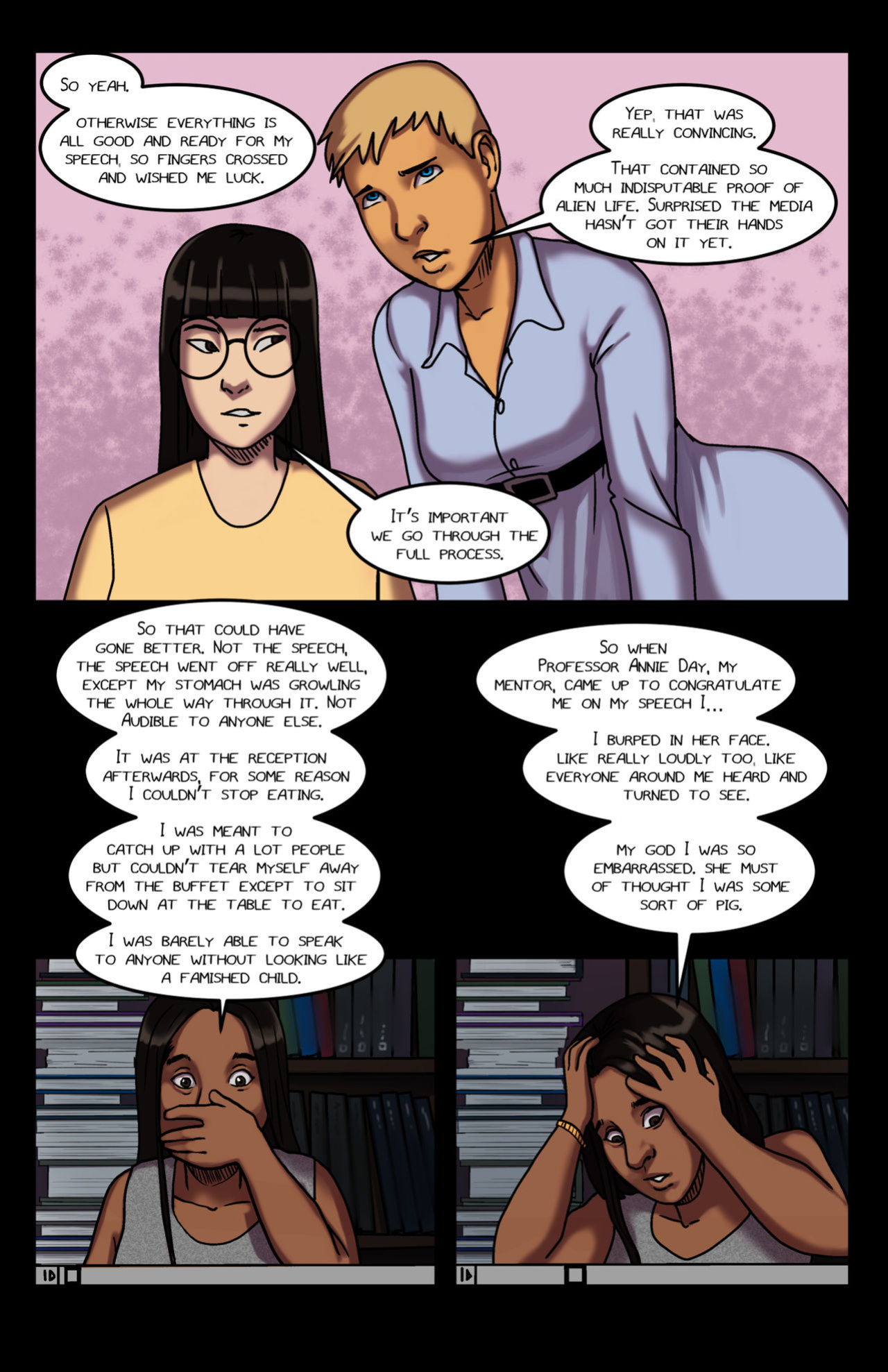 [Olympic-Dames] Alien Pregnancy Expansion Comic COMPLETED