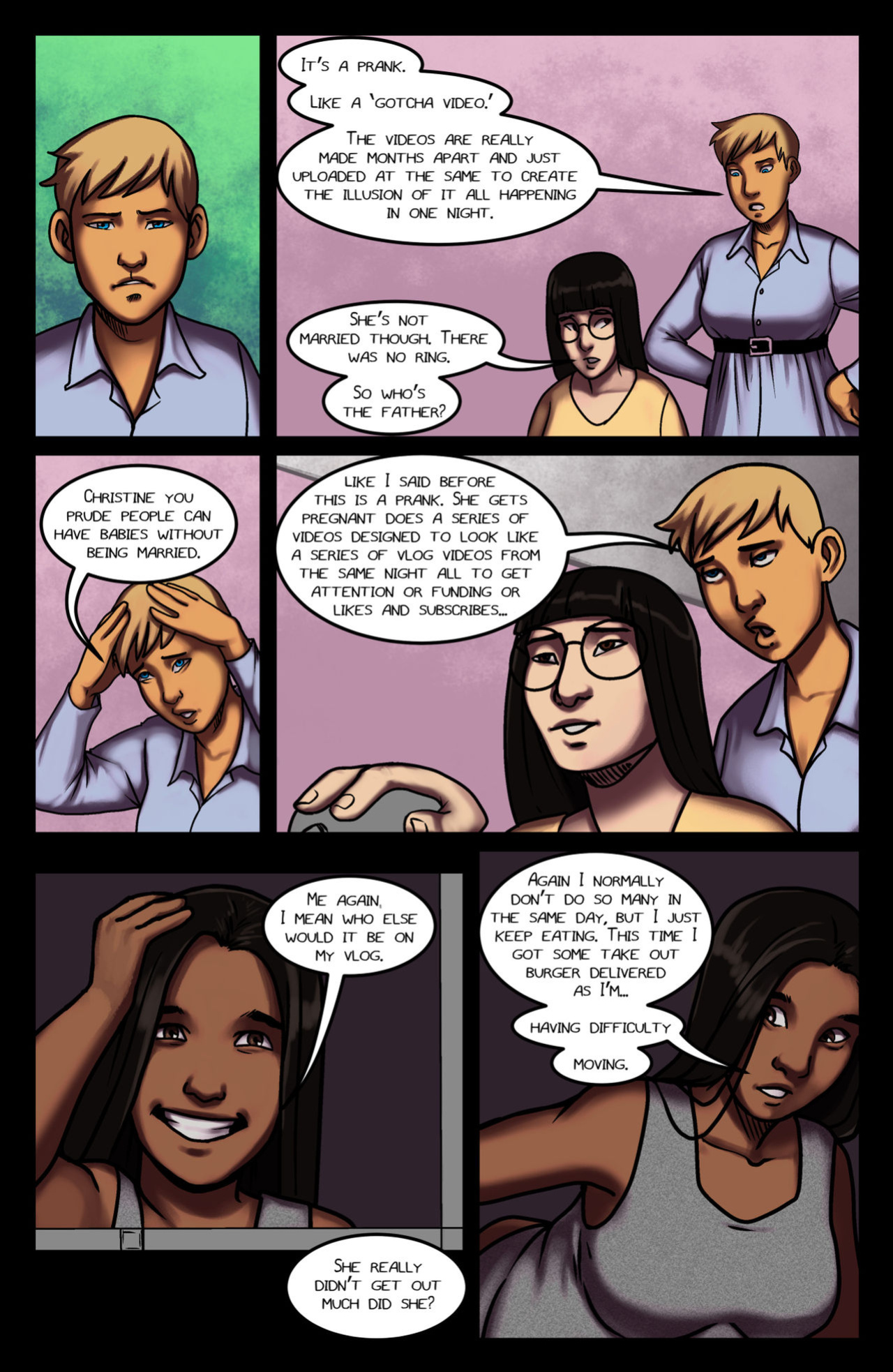 [Olympic-Dames] Alien Pregnancy Expansion Comic COMPLETED