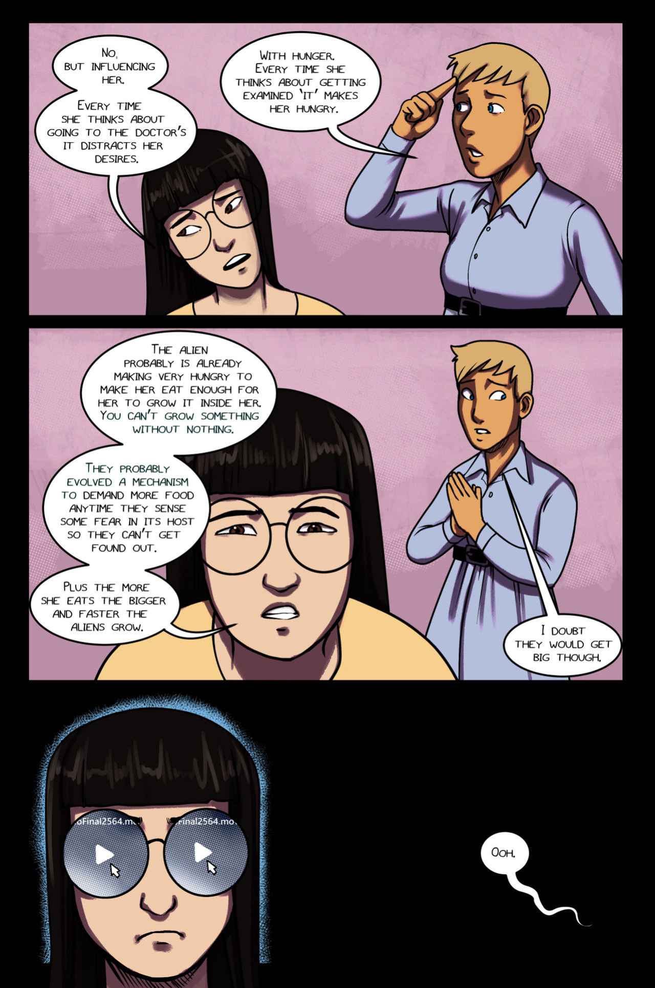 [Olympic-Dames] Alien Pregnancy Expansion Comic COMPLETED