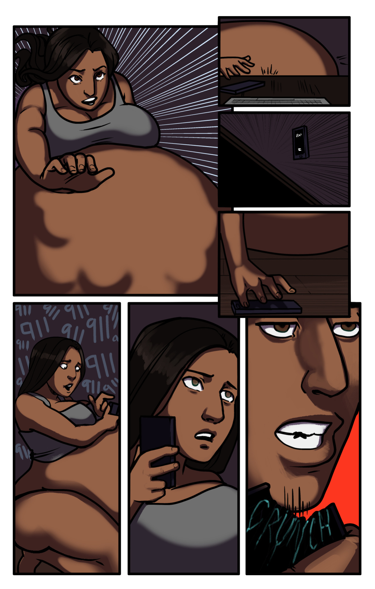 [Olympic-Dames] Alien Pregnancy Expansion Comic COMPLETED