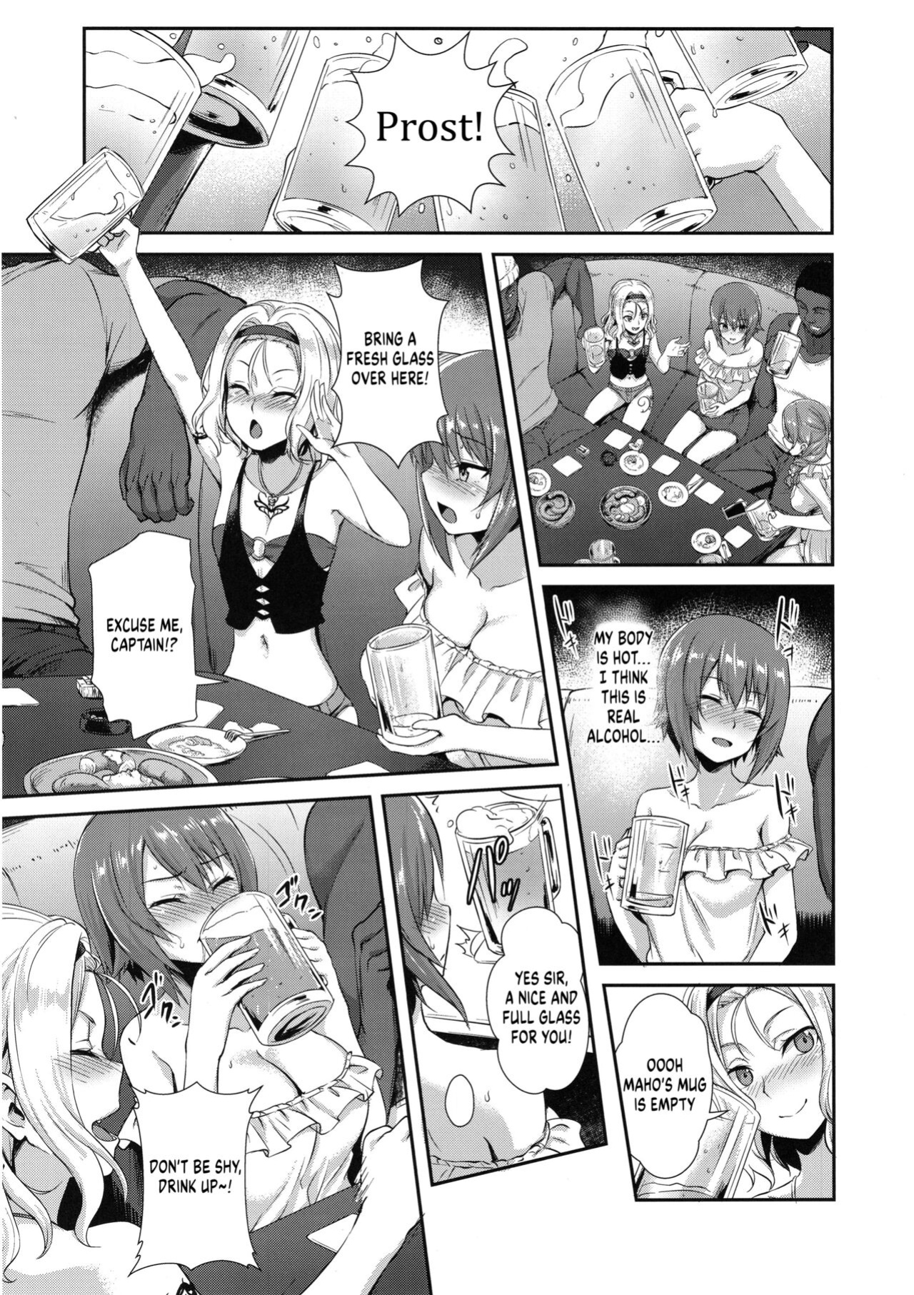 (C94) [chested (Tokupyon)] The Way How a Matriarch is Brought Up - Maho's Case, Top (Girls und Panzer)