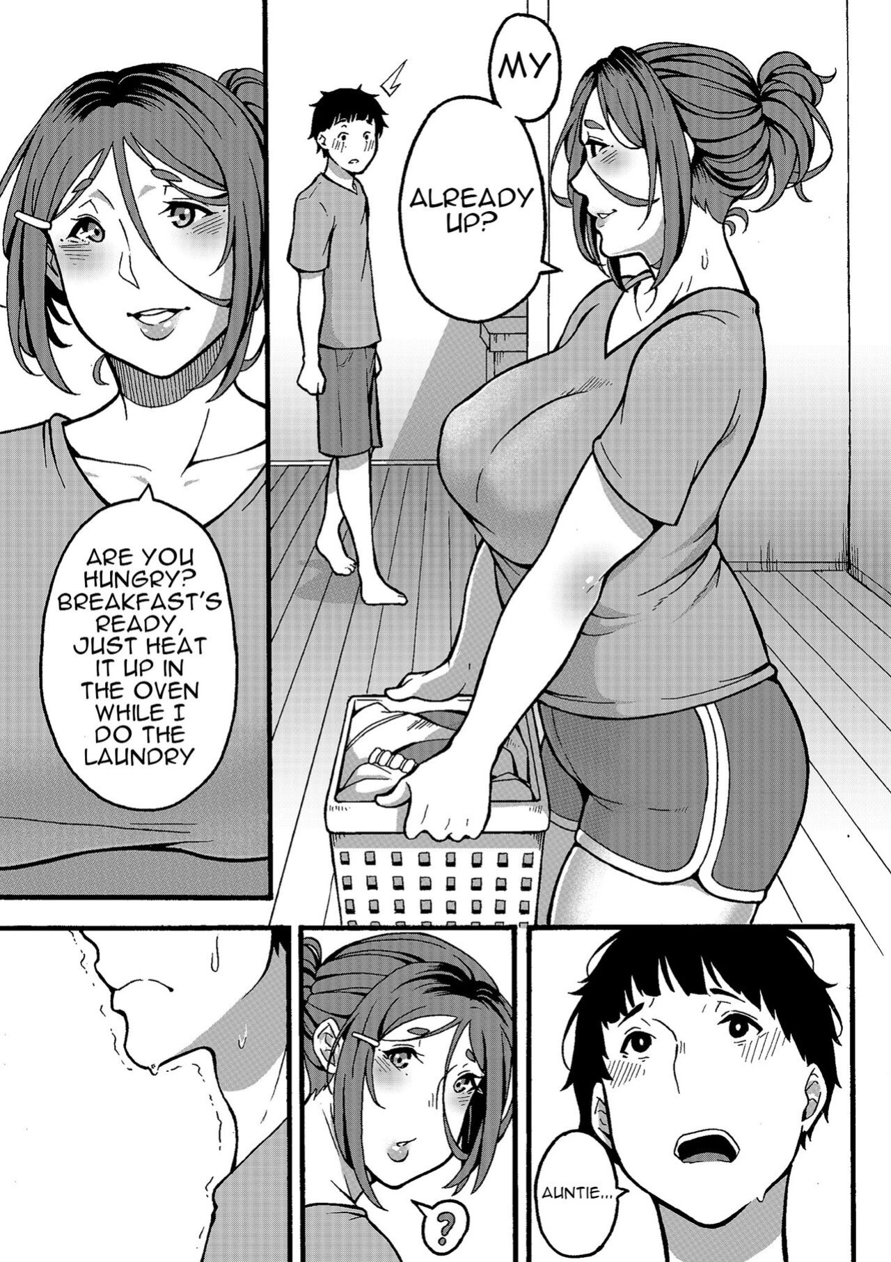 [Jiruman (Juuichi Gatsu)] Oba-han to Ee Koto Seehen? | Wanna Do Something Nice With Your Auntie?