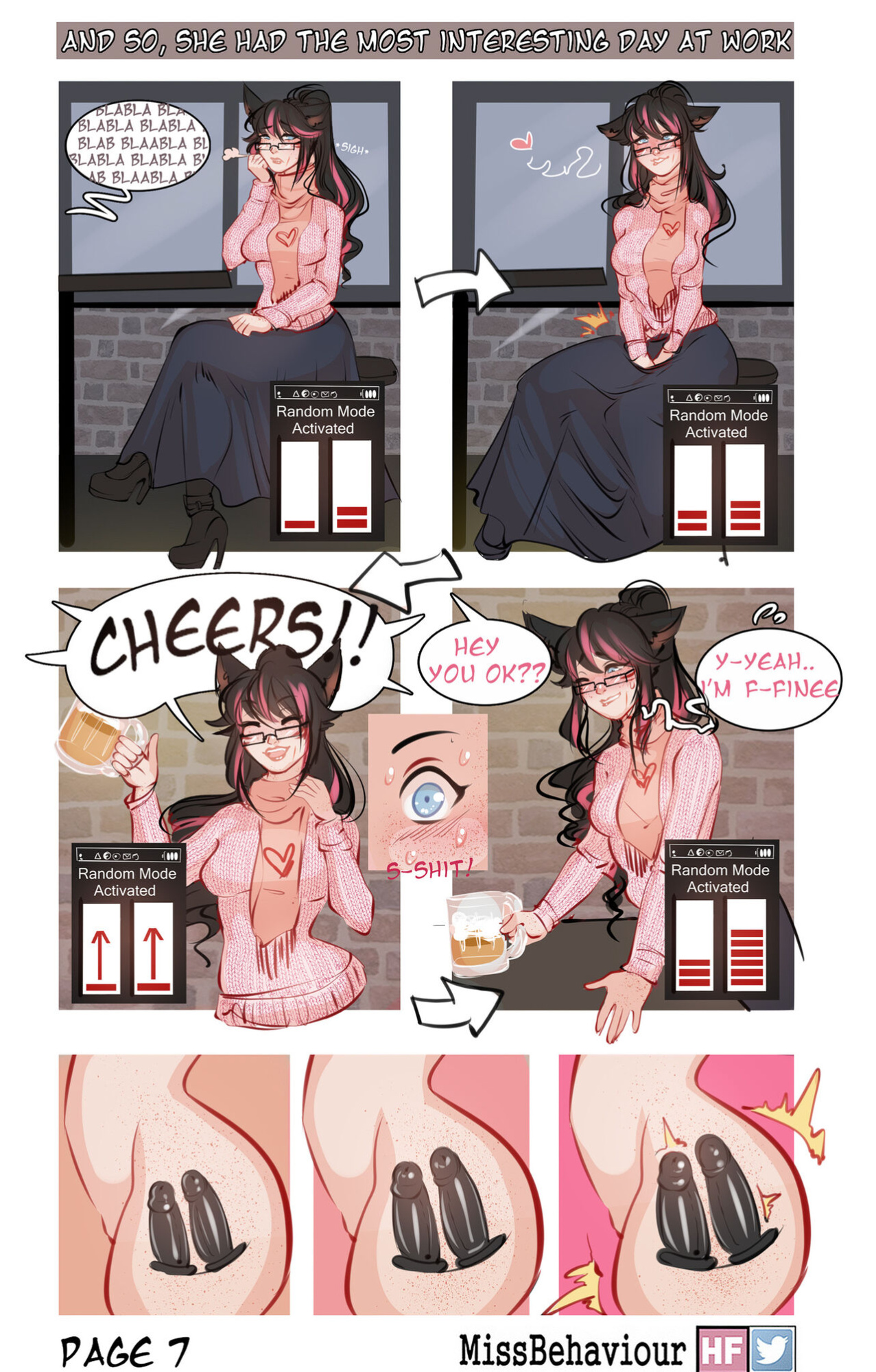 Fuckaholic - MissBehaviour Comic Commission
