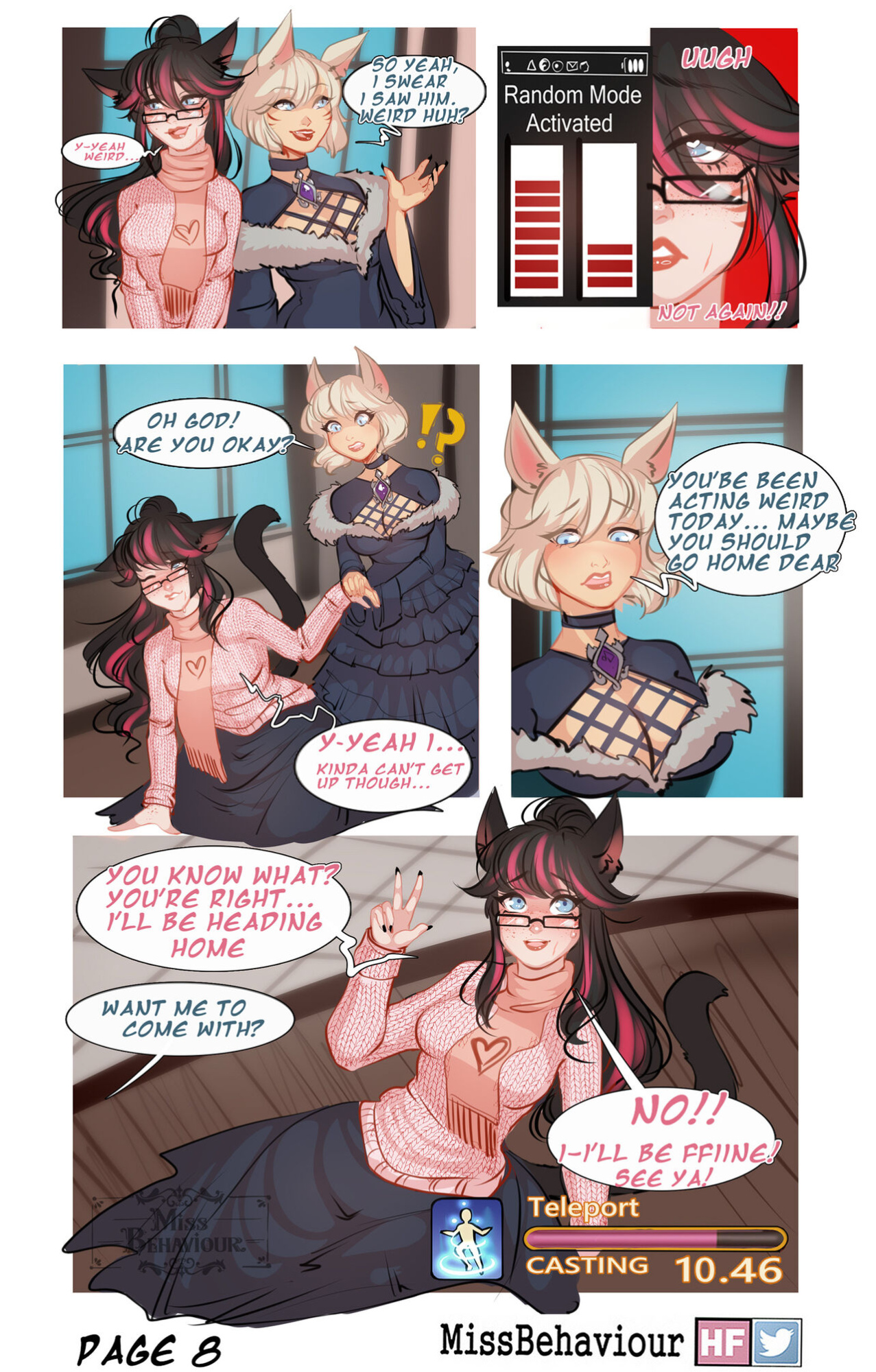 Fuckaholic - MissBehaviour Comic Commission