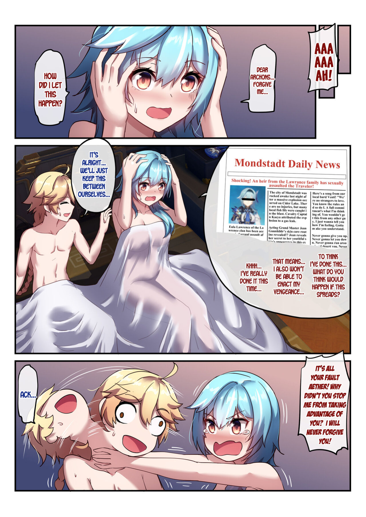 [Longbow Flintlock] Eula no Yotta Koudou | Eula's Drunken Escapade (Genshin Impact) [LunaticSeibah]