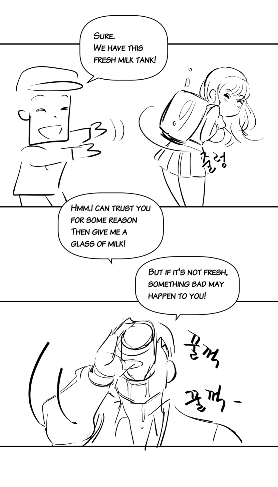 [yavaru] Carry a milk tank and deliver it