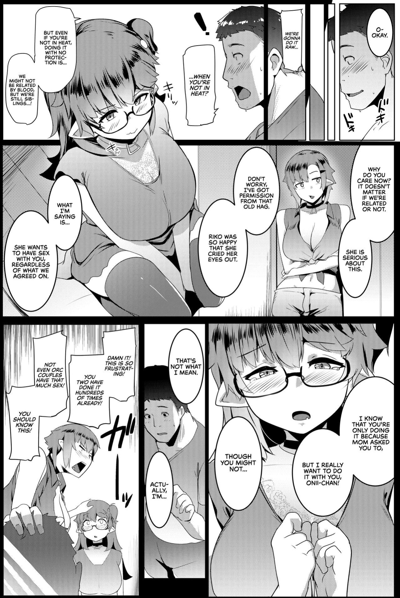 [Hitsuji Kikaku (Muneshiro)] Imouto wa Mesu Orc 5 | My Little Sisters are Slutty Orcs 5 {RedLantern}