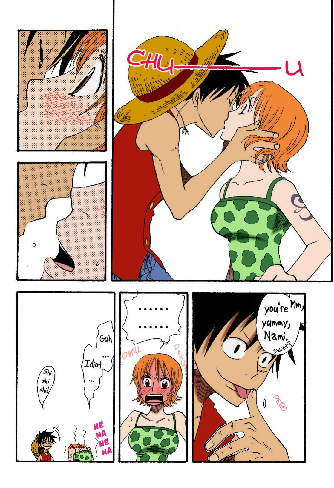 [CHANNEL KING (Fujisaki Kazuko)] Dakishimetara Kiss o Shiyou. (One Piece) [Colorized]