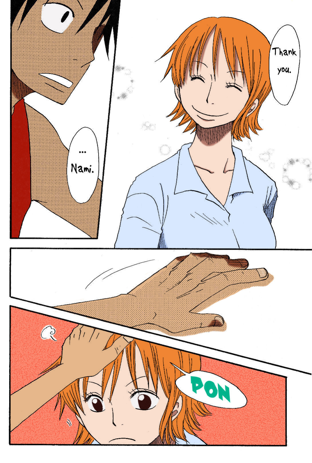 [CHANNEL KING (Fujisaki Kazuko)] Dakishimetara Kiss o Shiyou. (One Piece) [Colorized]