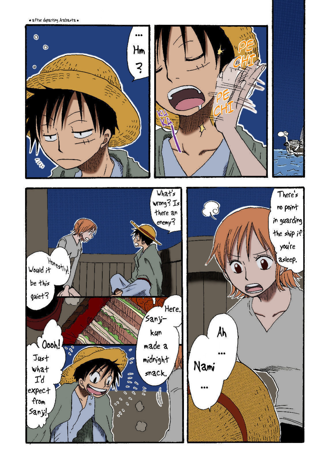 [CHANNEL KING (Fujisaki Kazuko)] Dakishimetara Kiss o Shiyou. (One Piece) [Colorized]