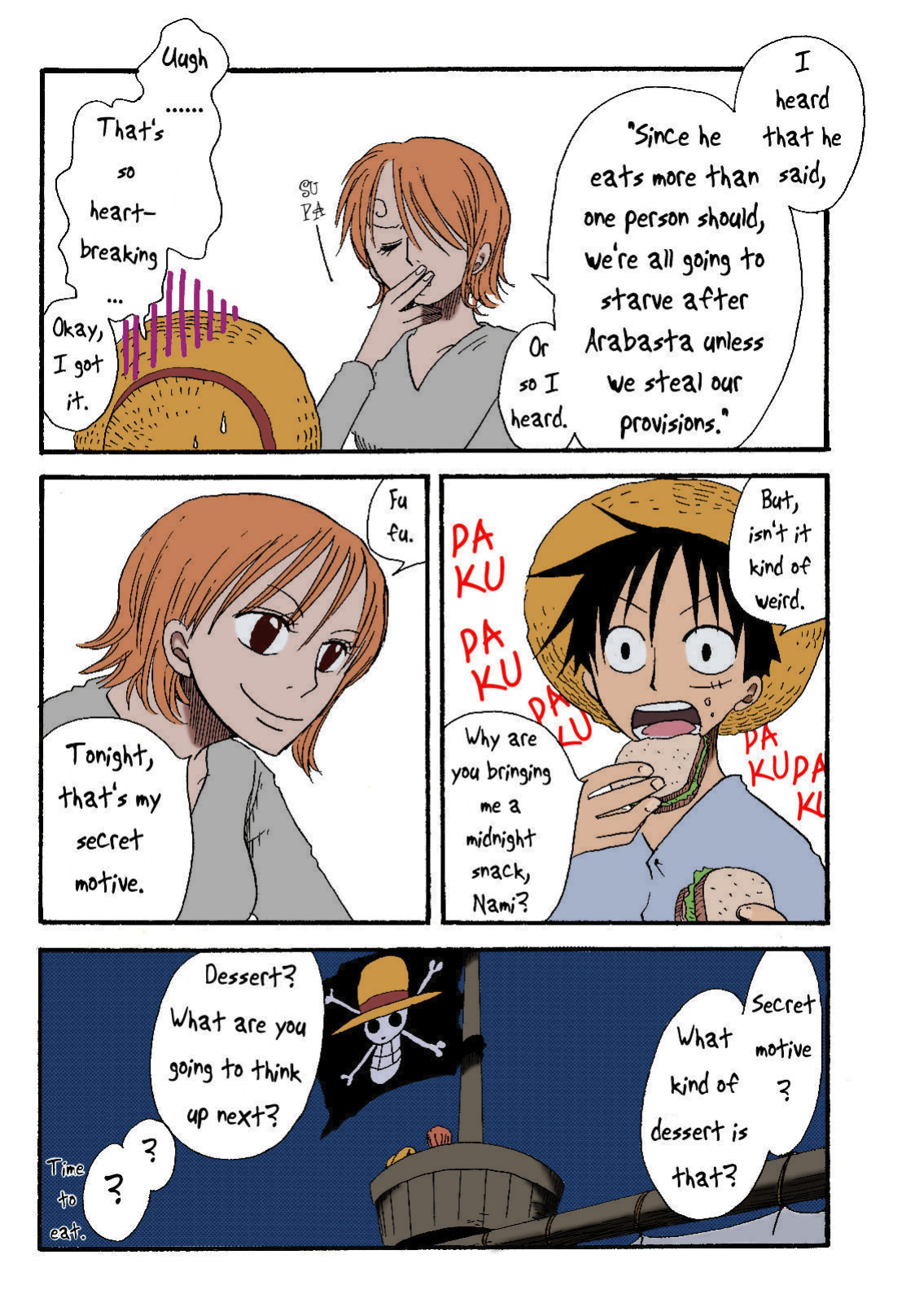 [CHANNEL KING (Fujisaki Kazuko)] Dakishimetara Kiss o Shiyou. (One Piece) [Colorized]