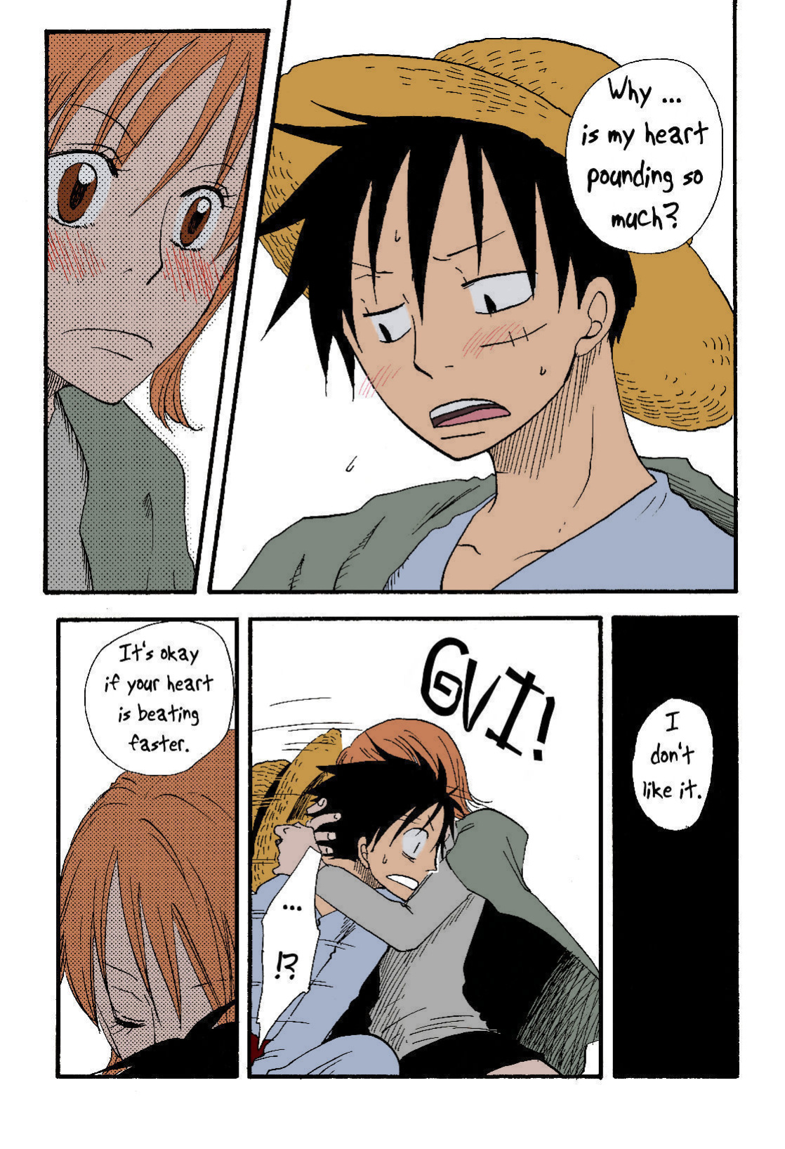 [CHANNEL KING (Fujisaki Kazuko)] Dakishimetara Kiss o Shiyou. (One Piece) [Colorized]