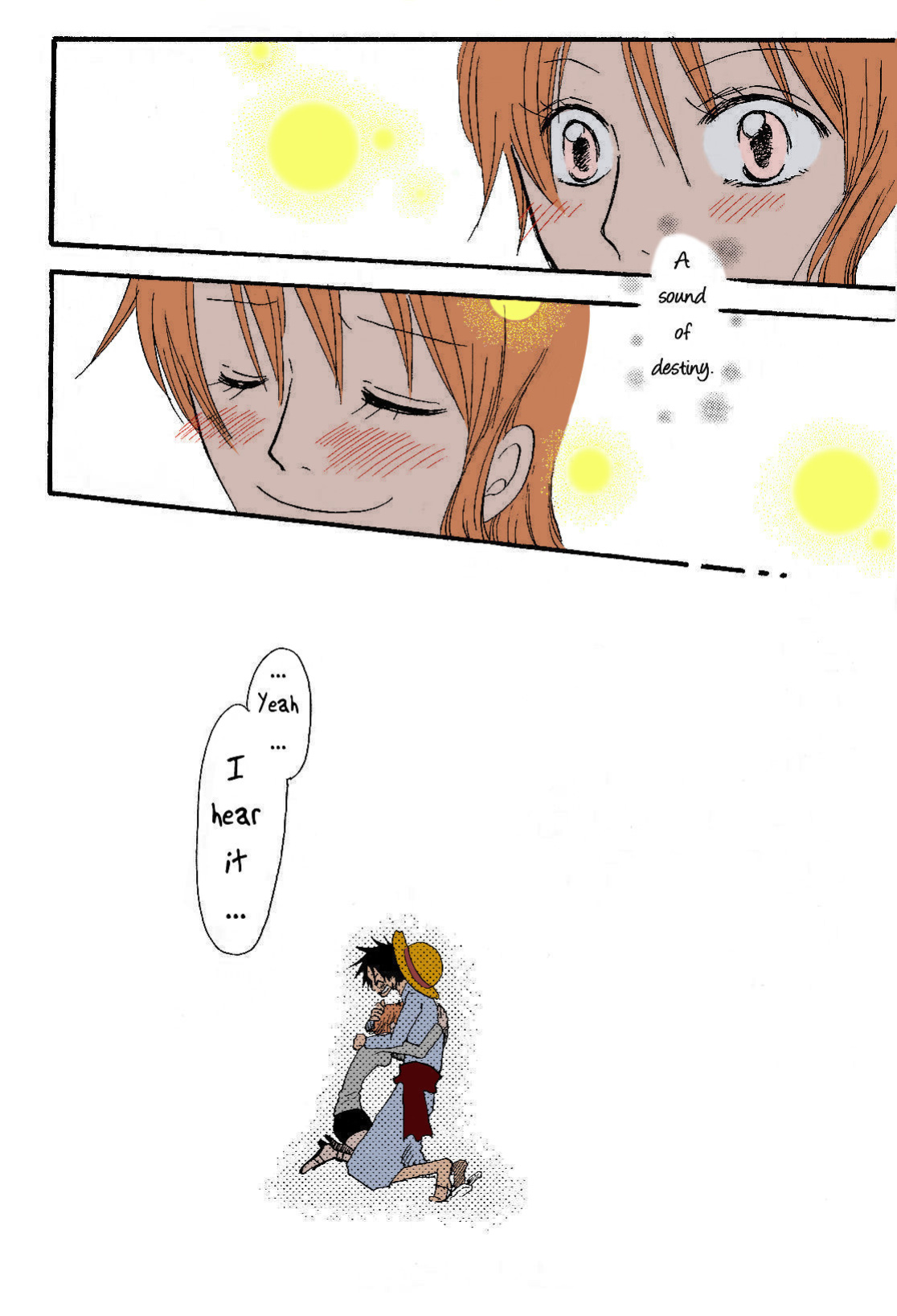 [CHANNEL KING (Fujisaki Kazuko)] Dakishimetara Kiss o Shiyou. (One Piece) [Colorized]