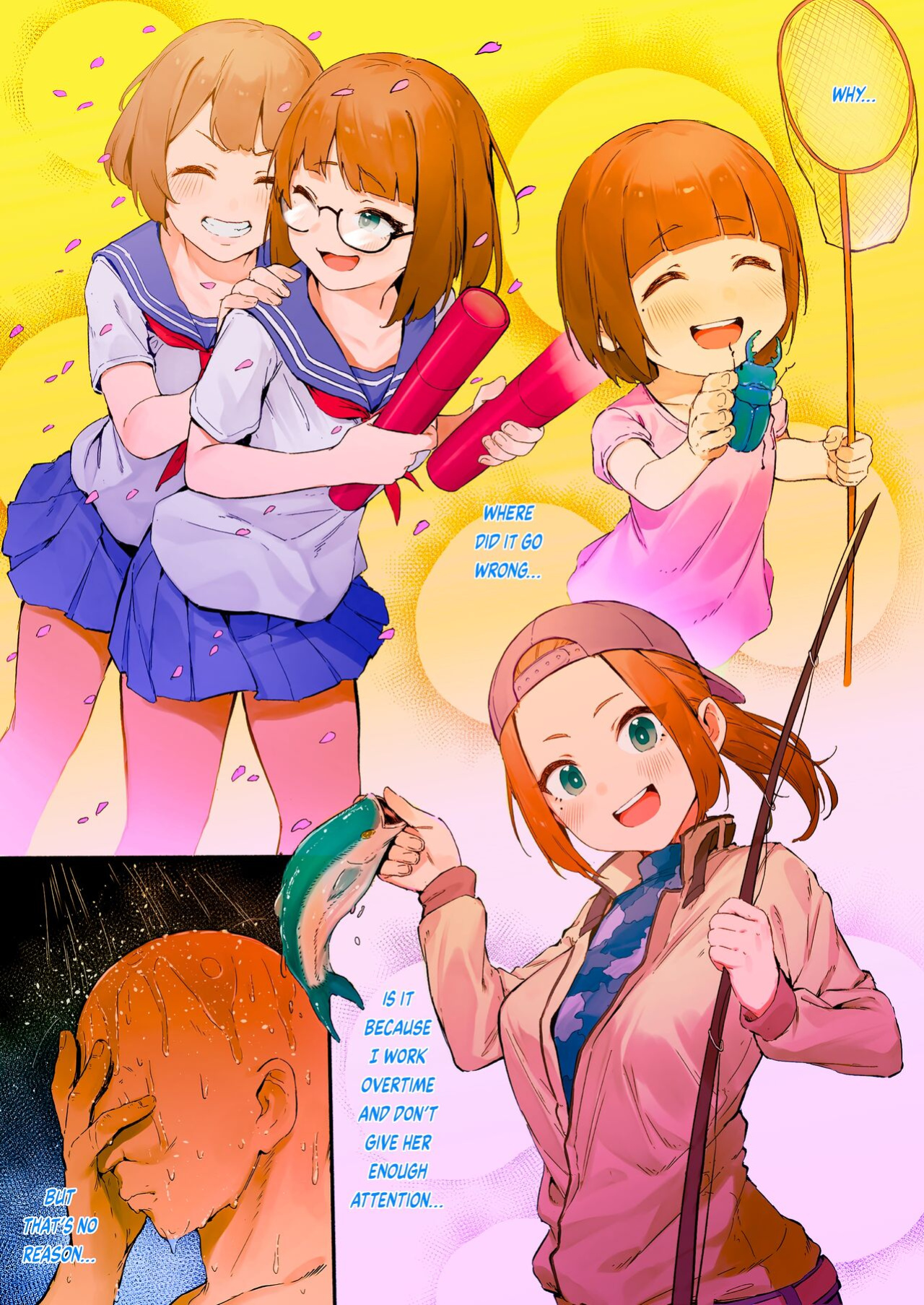 [Nigiri Usagi] HoteHeal de Jibun no Musume Hiita ga Kokan ni Makete Sumanai suru Hanashi [Zenpen] | The escort service sent me my daughter, but I couldn't resist / Part1 [Colorized]